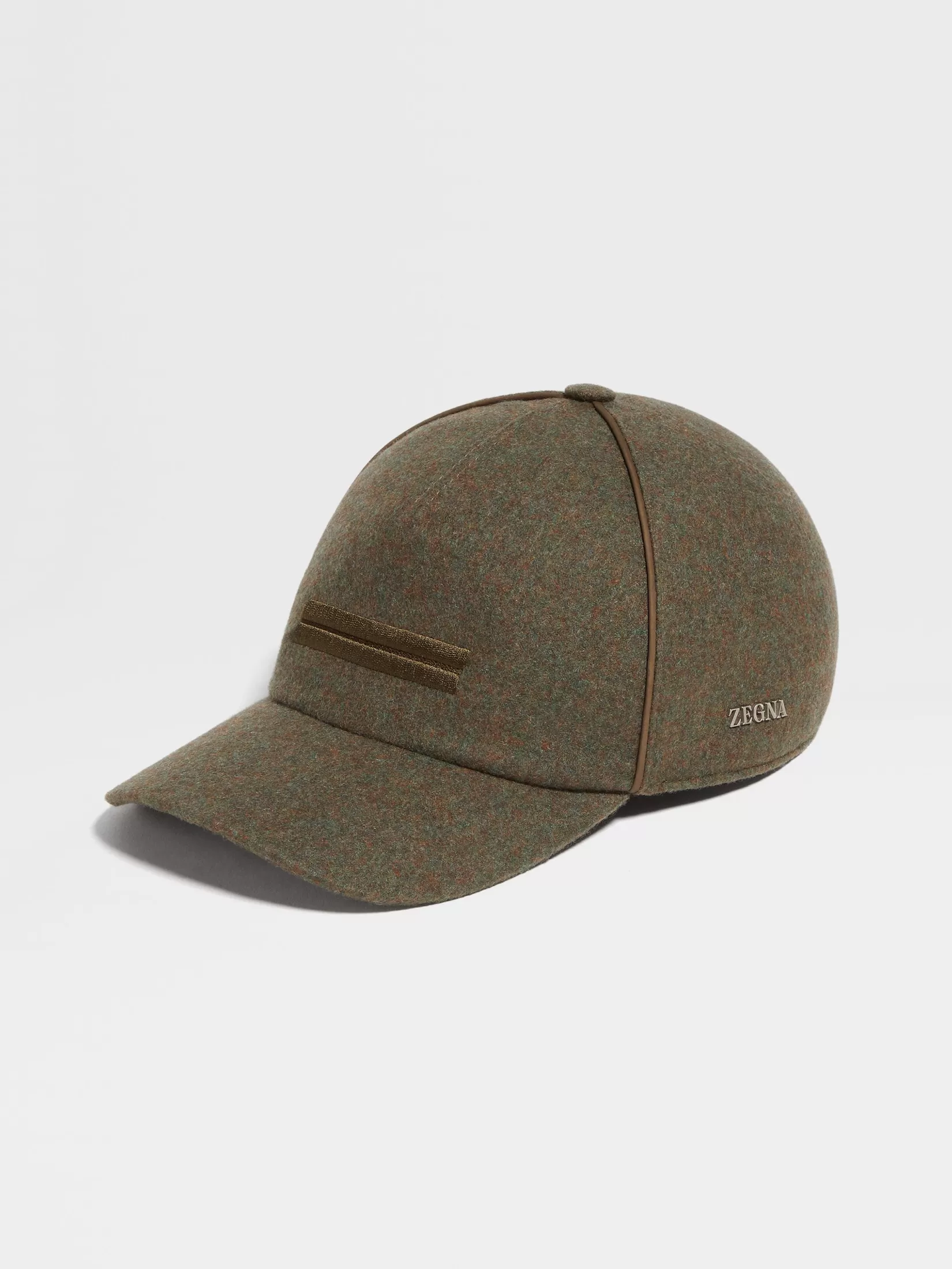 ZEGNA Small Gifts | Travel In Style<Army Green Multimélange Oasi Cashmere Baseball Cap ArmyGreenMultimélange