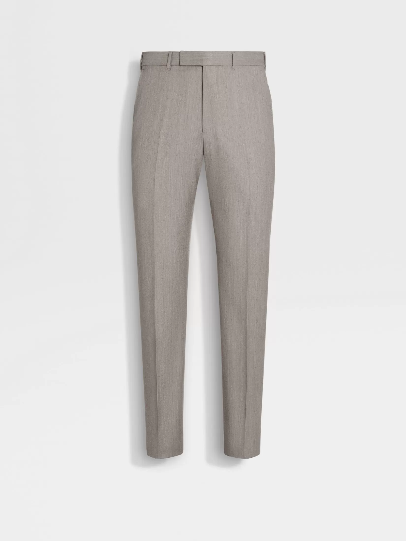 ZEGNA Pants<Centoventimila Wool Pants Beige