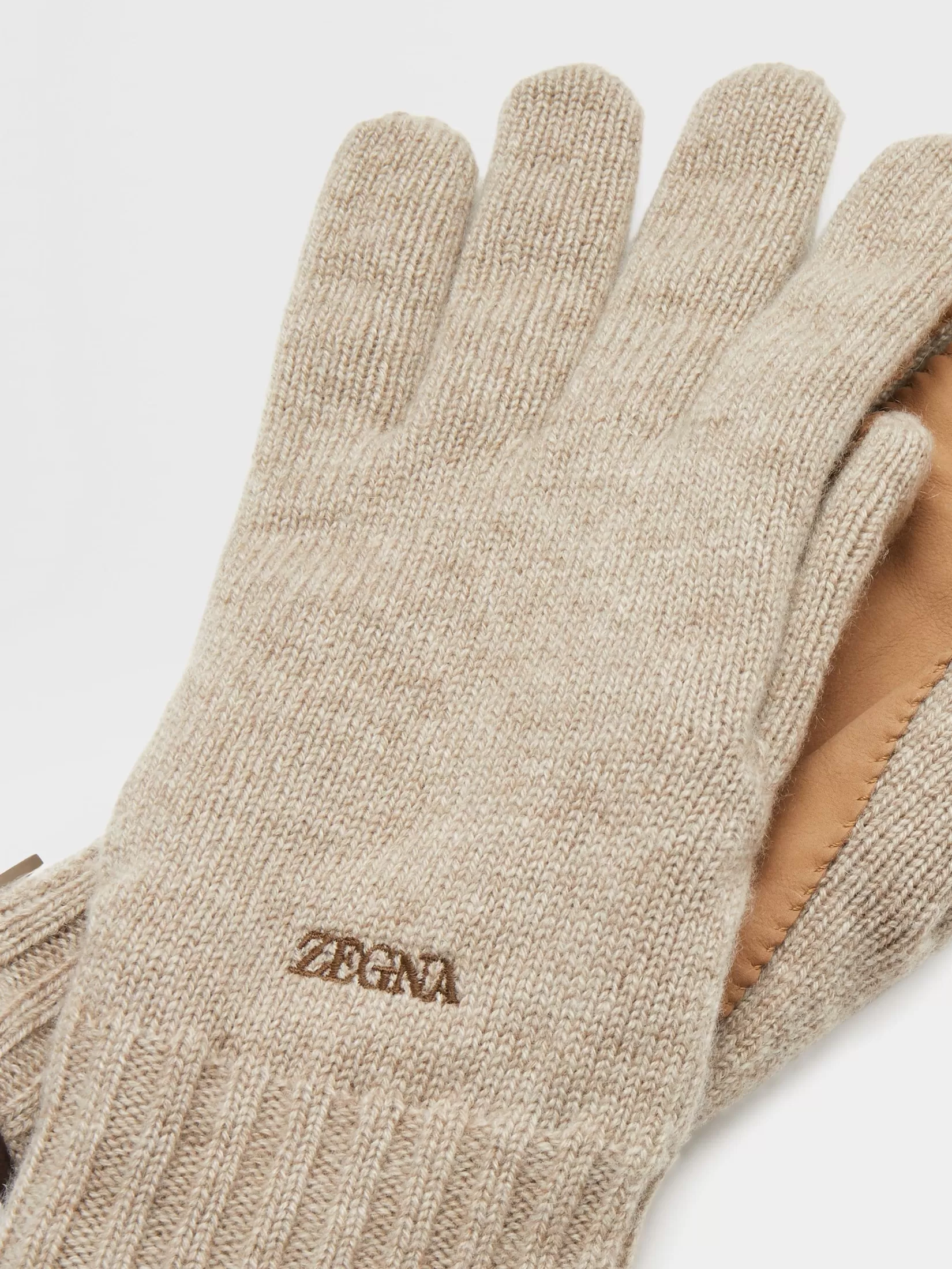 ZEGNA Travel In Style | Soft Accessories<Oasi Cashmere Gloves Beige