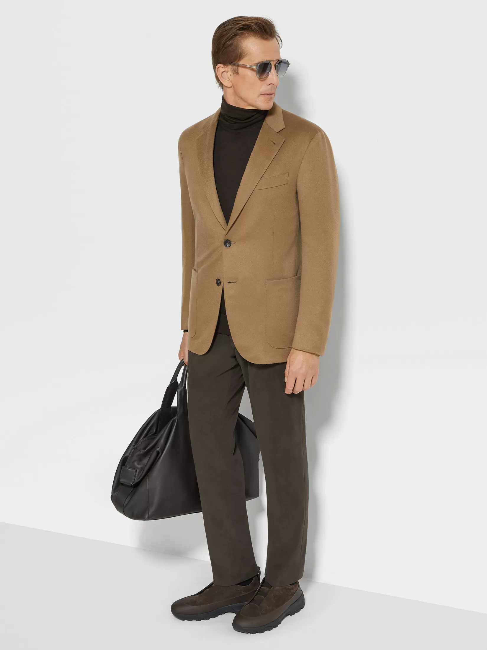 ZEGNA Blazers<Oasi Cashmere Jacket Beige