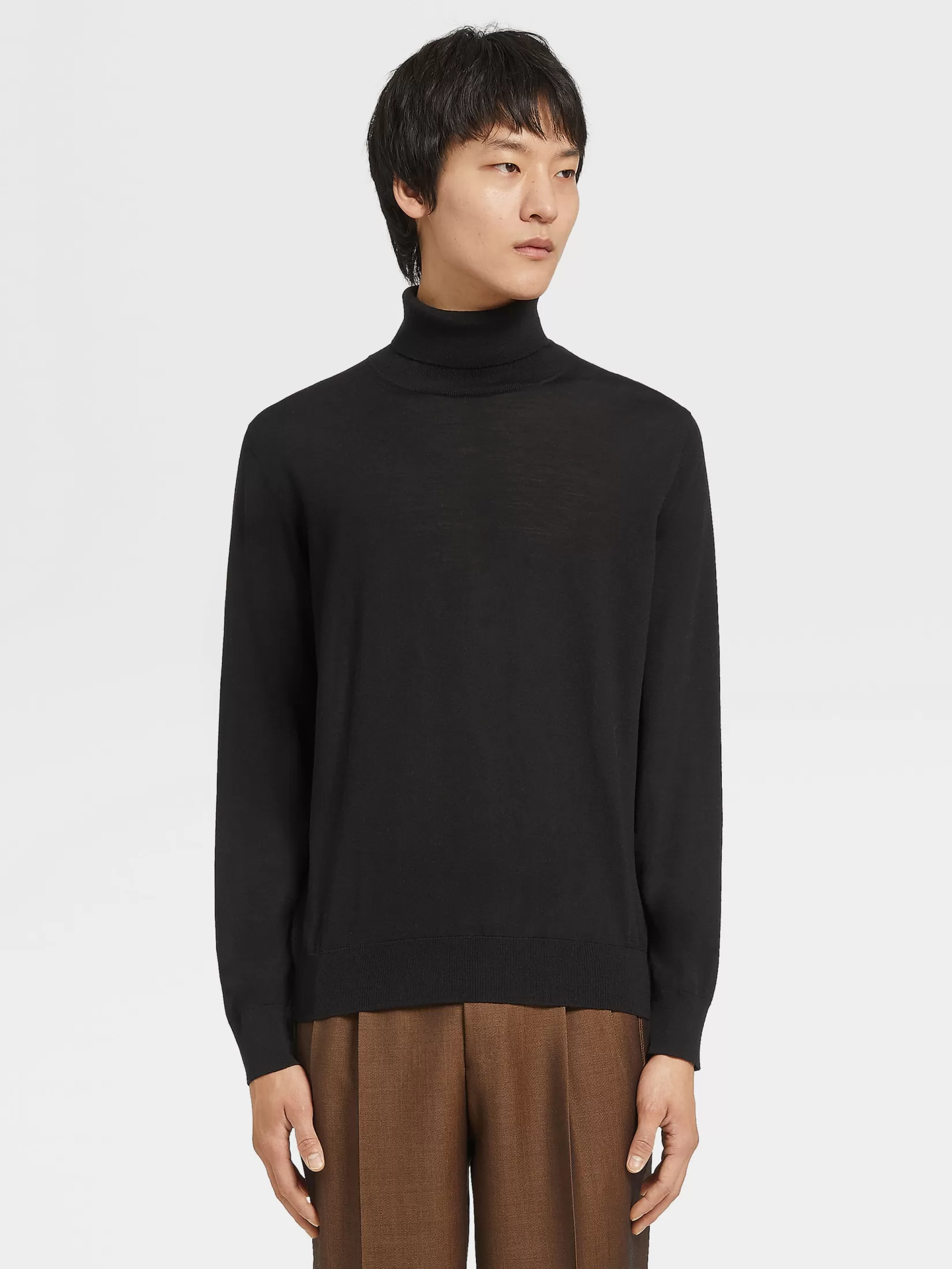 ZEGNA Travel In Style | Sweaters<Cashseta Turtleneck Black