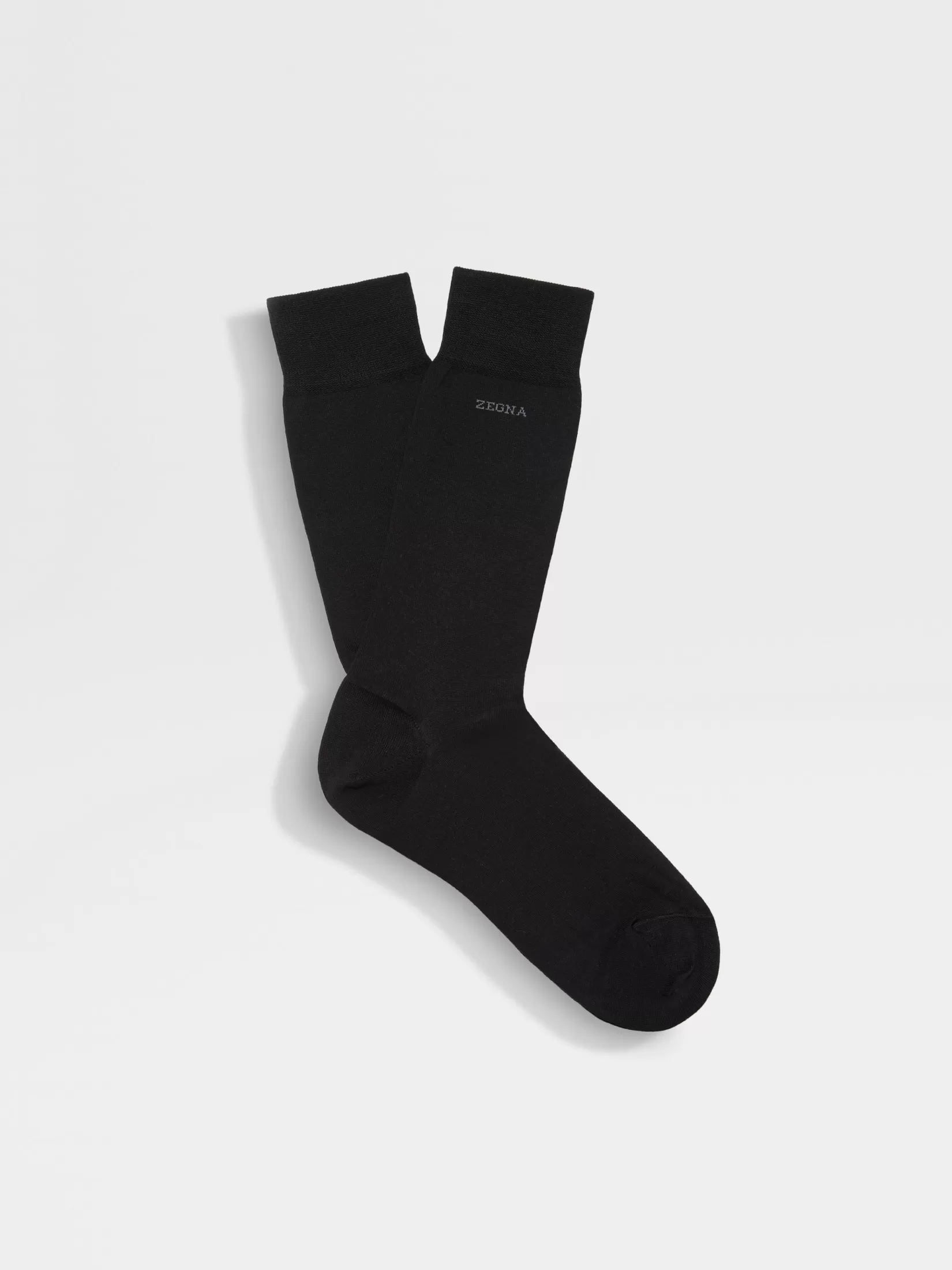 ZEGNA Underwear And Socks | Underwear And Socks<Cotton Blend Socks Black