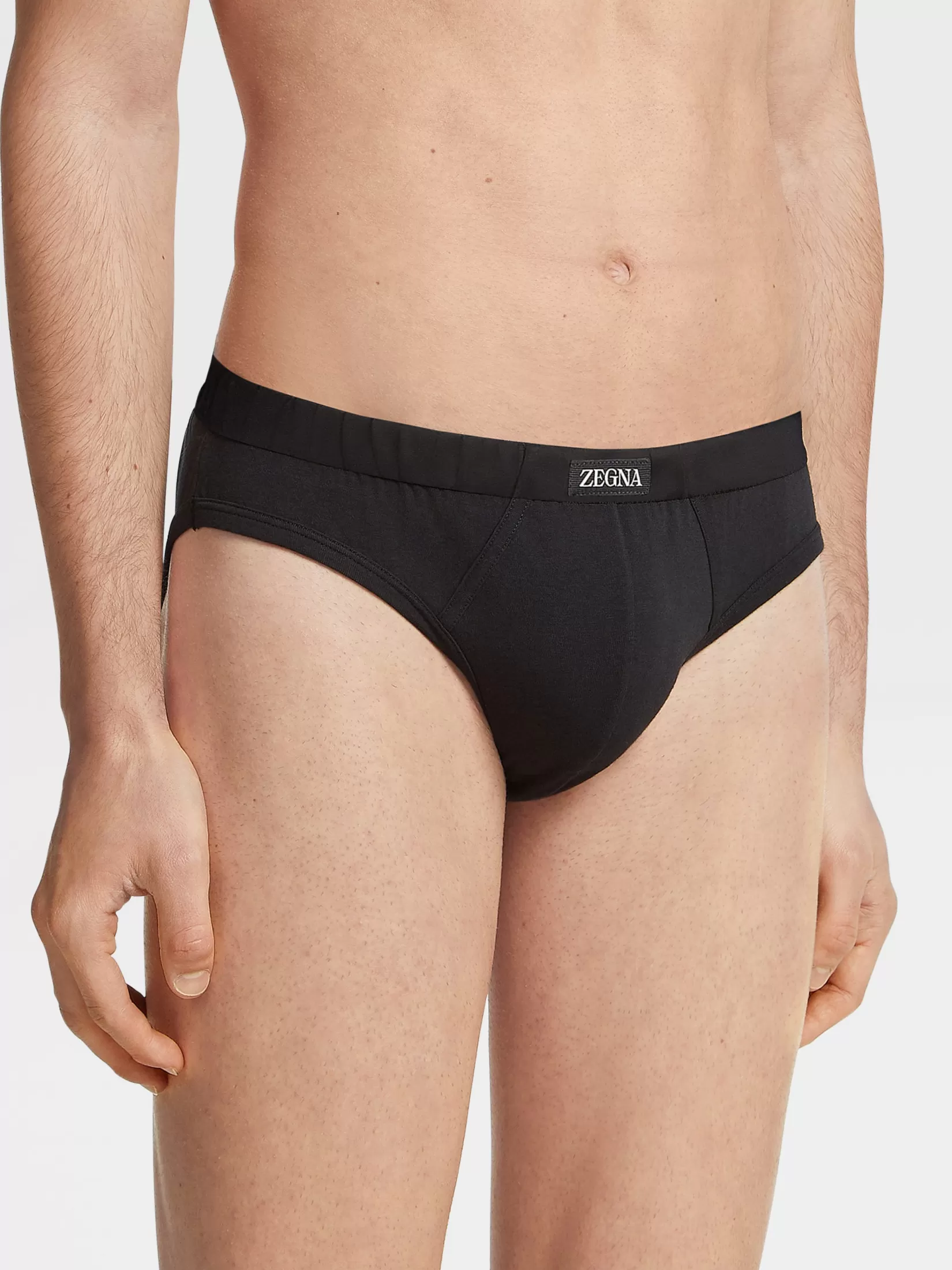 ZEGNA Underwear And Socks | Underwear And Socks<Cotton Briefs Black