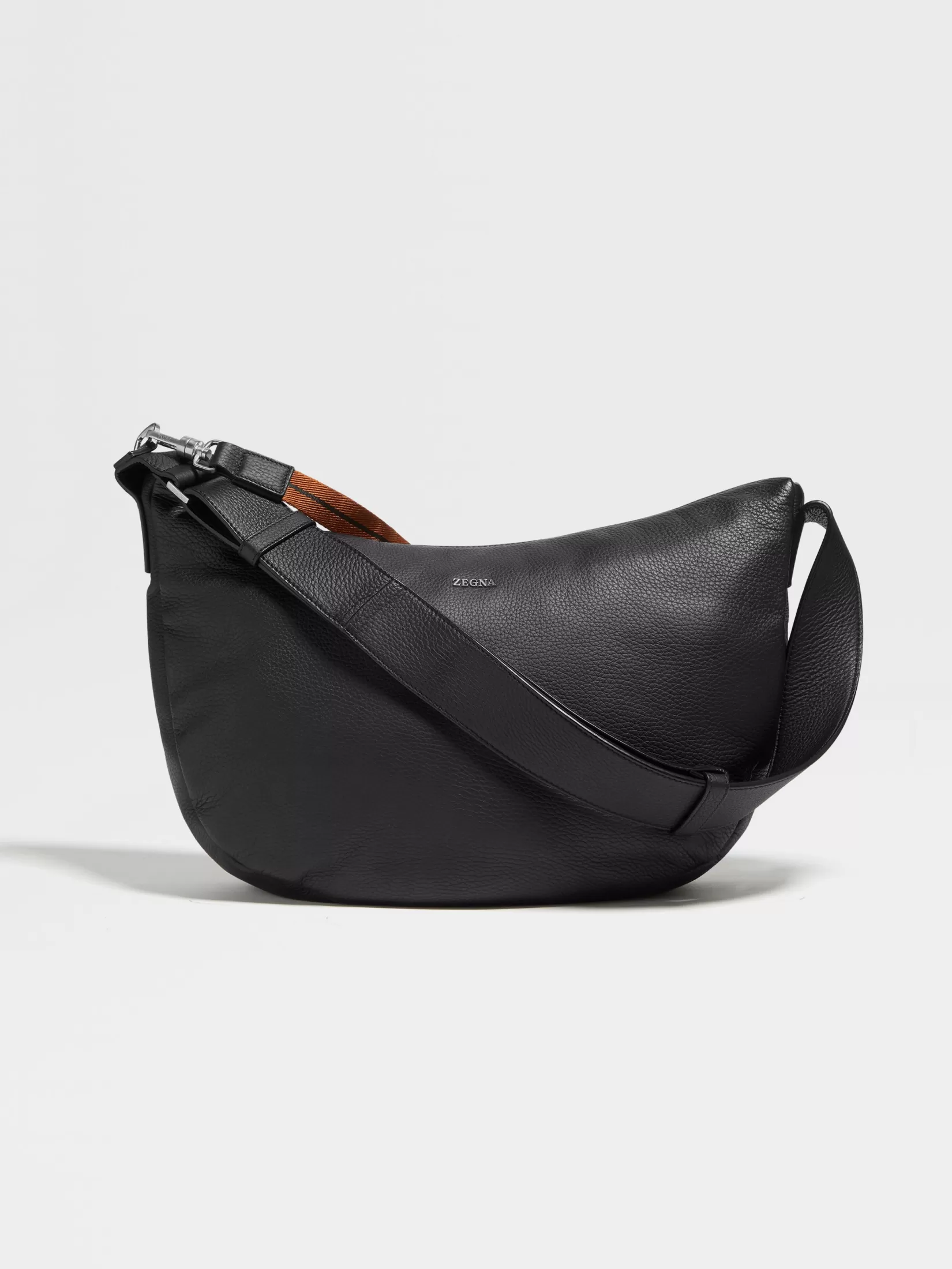 ZEGNA Bags And Wallets<Deerskin Hobo Panorama Mini Bag Black