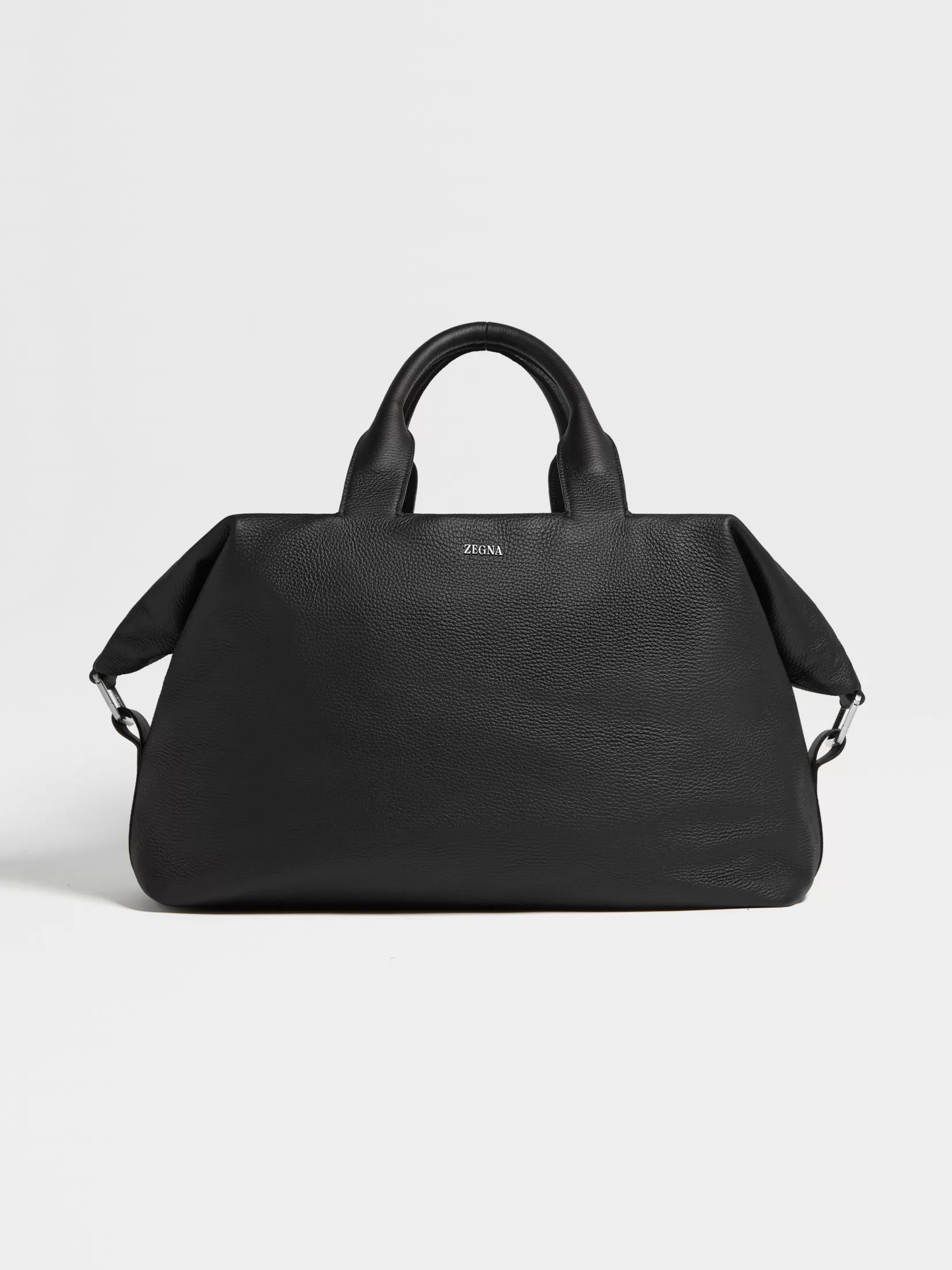 ZEGNA Travel In Style | Bags And Wallets<Deerskin Holdall Raglan Black