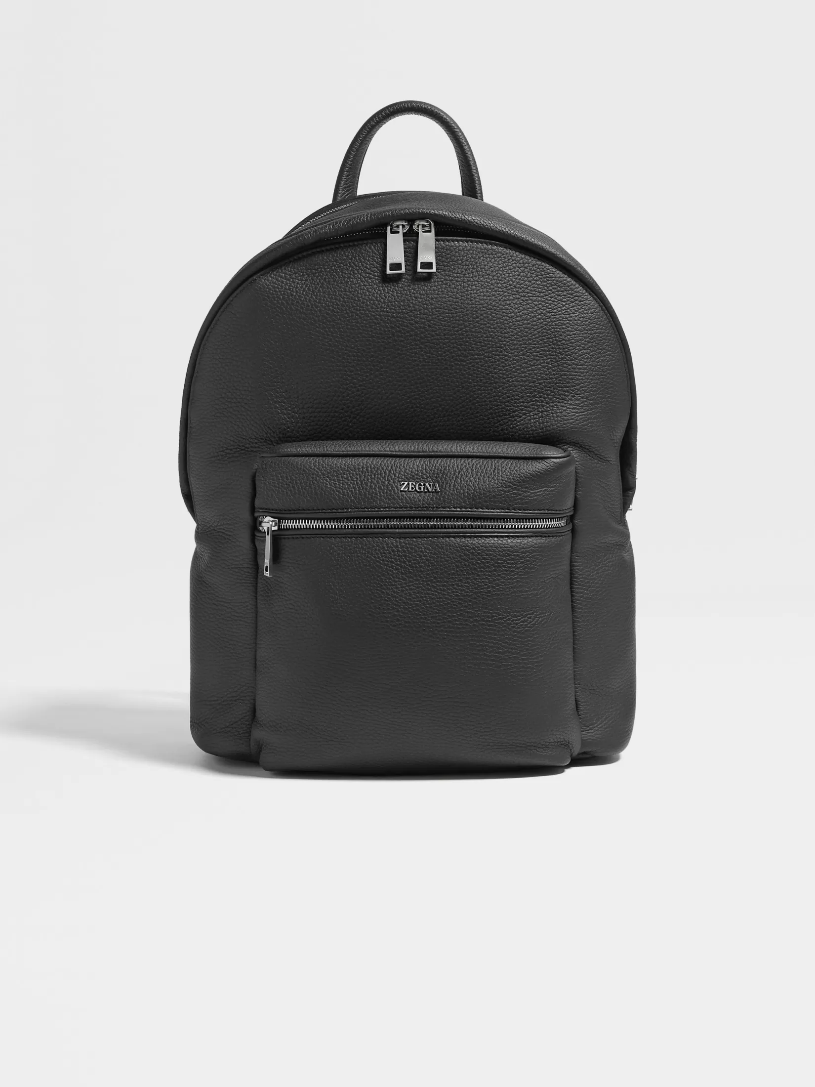 ZEGNA Travel In Style | Bags And Wallets<Deerskin Hoodie Backpack Black