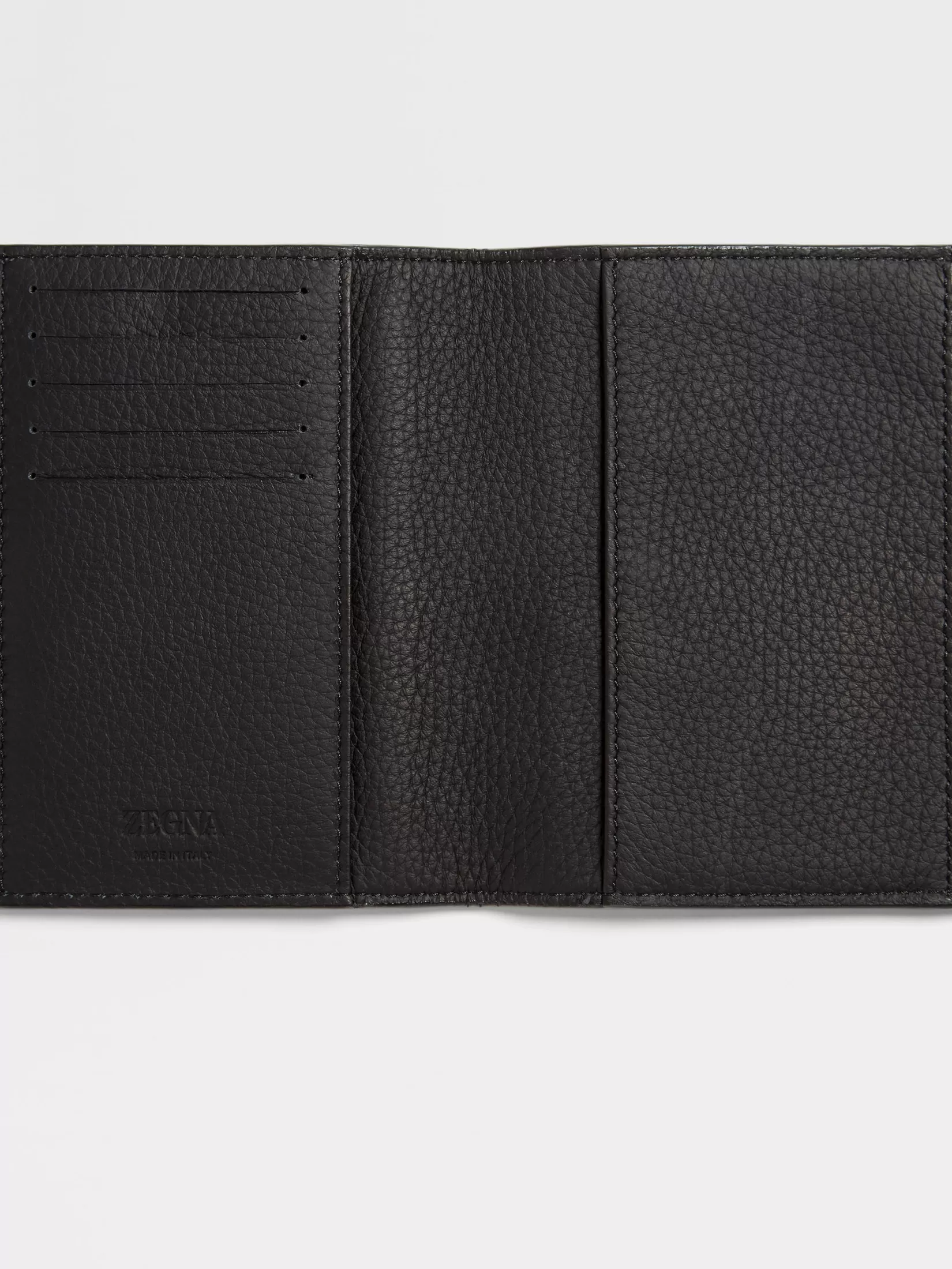 ZEGNA Resort Essentials | Small Gifts<Deerskin Passport Case Black