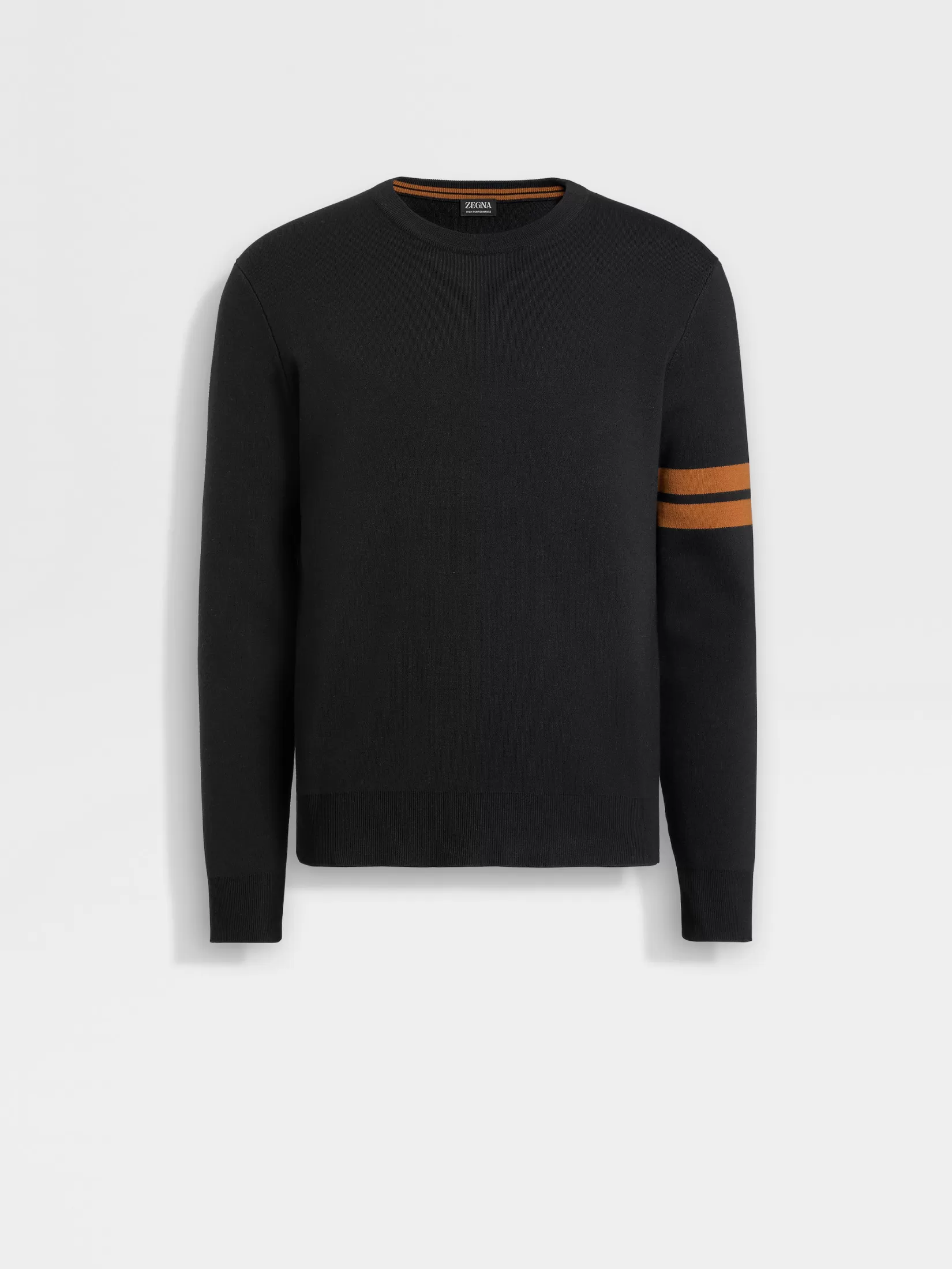 ZEGNA Sweaters<High Performance™ Wool Crewneck Black