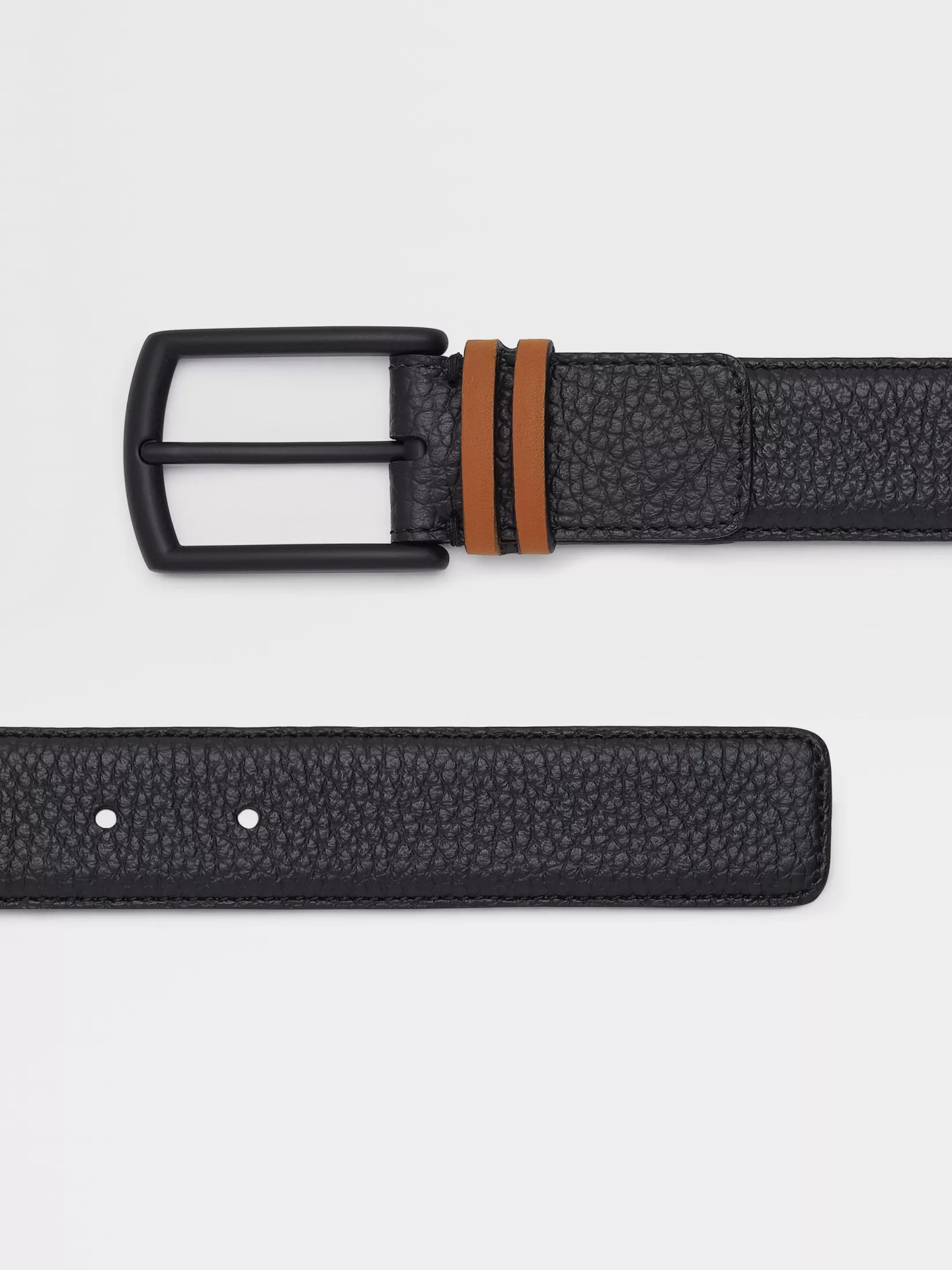 ZEGNA Belts<Leather Belt Black