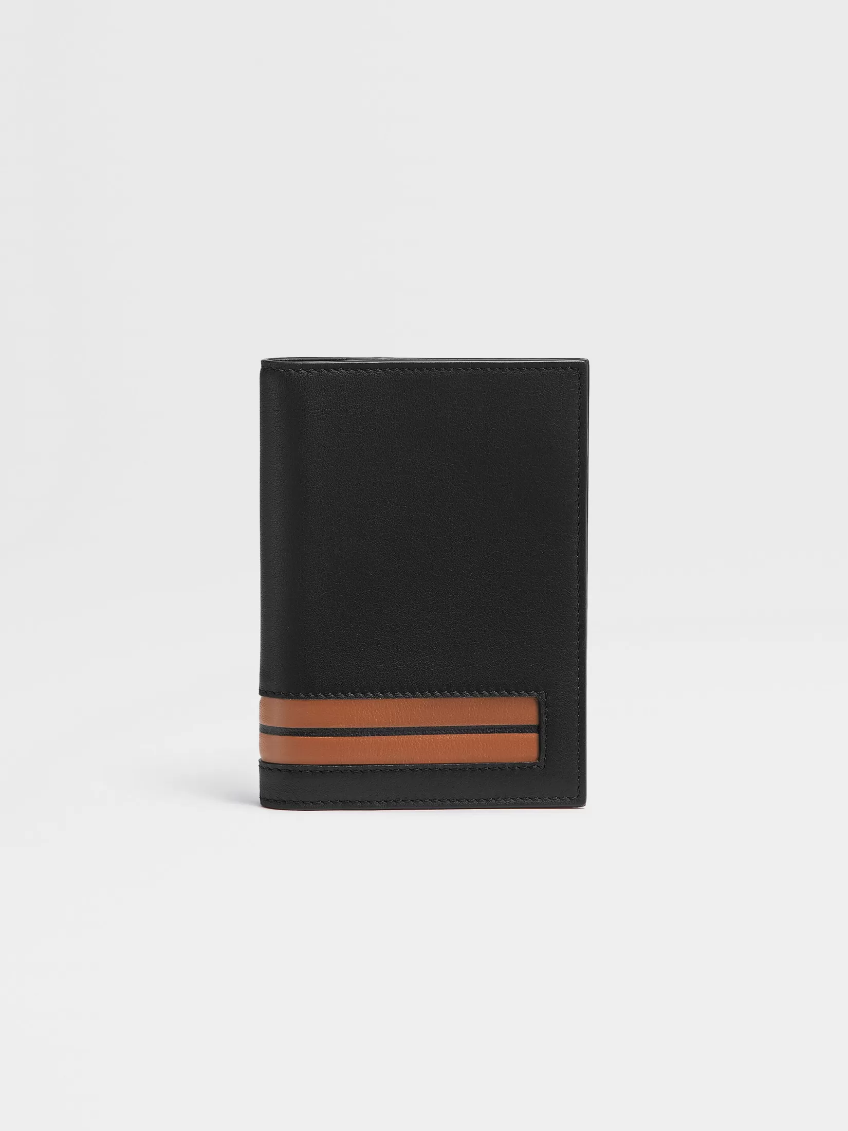 ZEGNA Bags And Wallets<Leather Passport Case Black