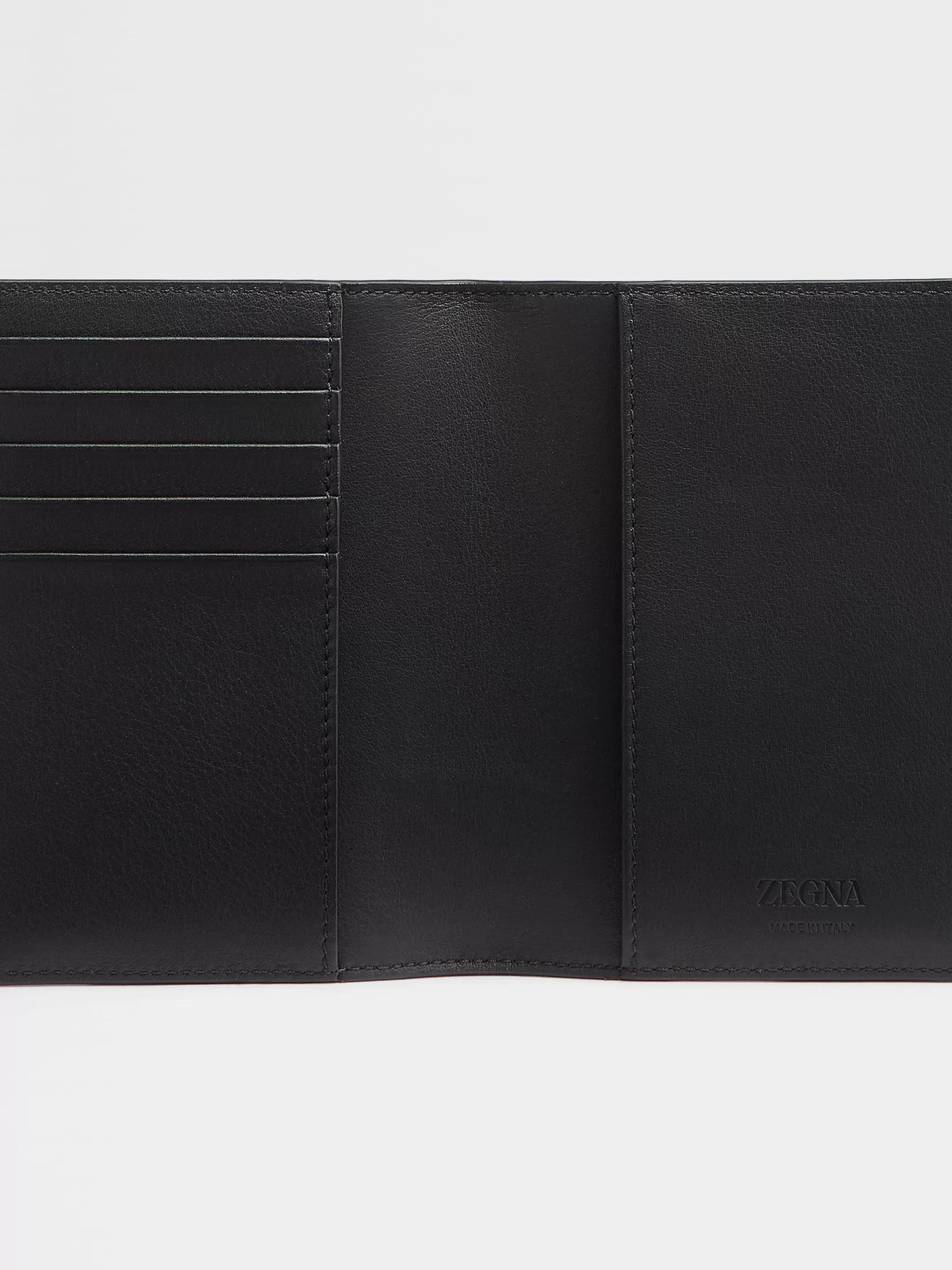 ZEGNA Bags And Wallets<Leather Passport Case Black