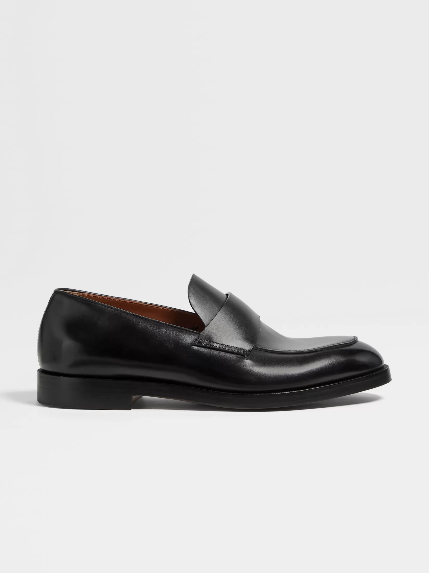 ZEGNA Loafers<Leather Torino Loafers Black