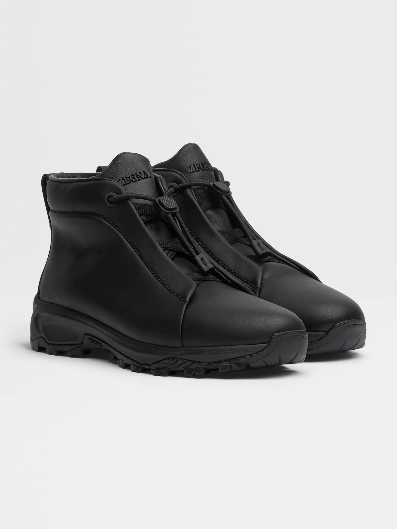 ZEGNA Travel In Style | Boots<Leather Triple Stitch™ Vetta Sneakers Black