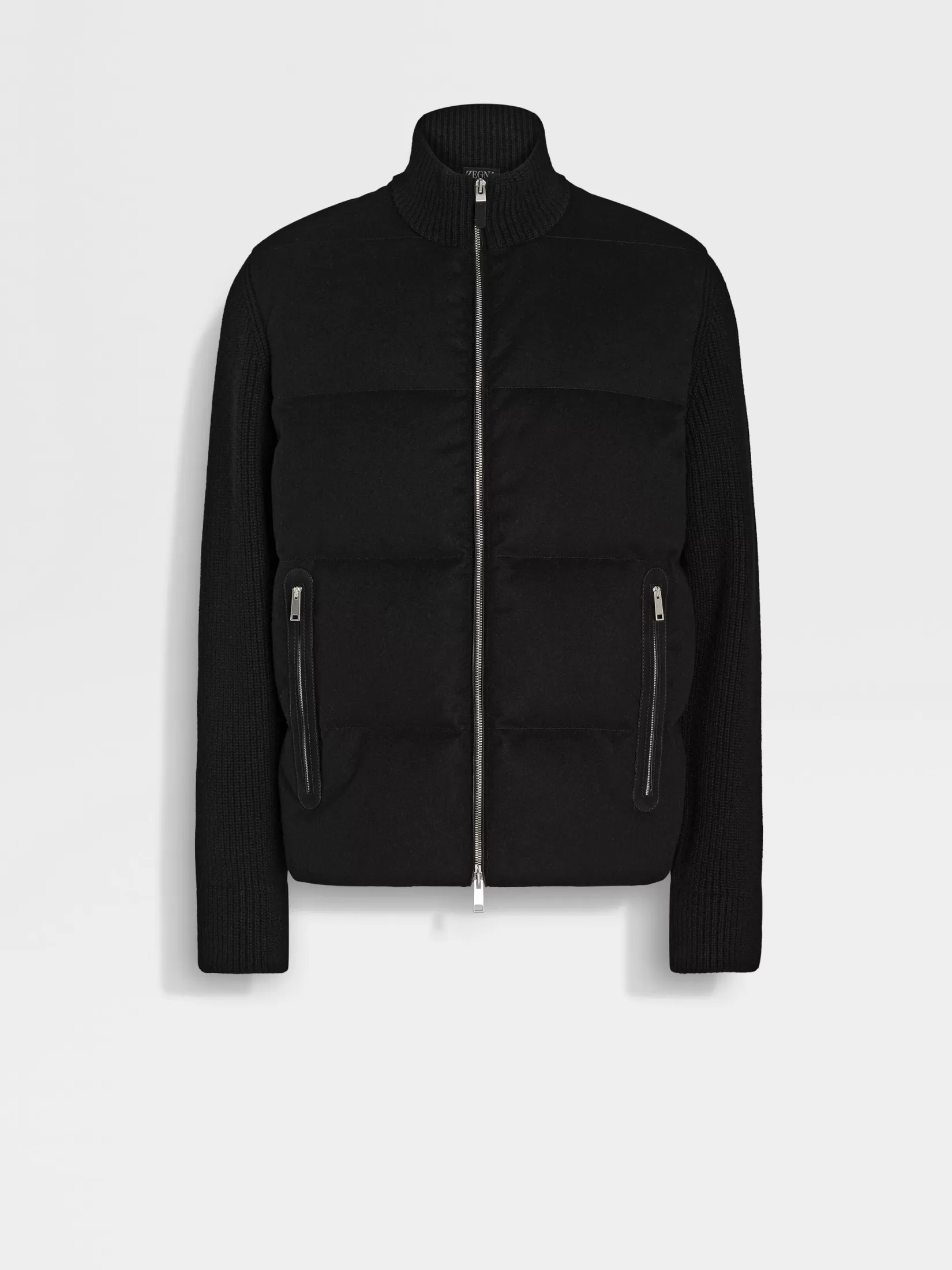 ZEGNA Down Jackets | Jackets And Coats<Oasi Cashmere Full Zip Blouson Black