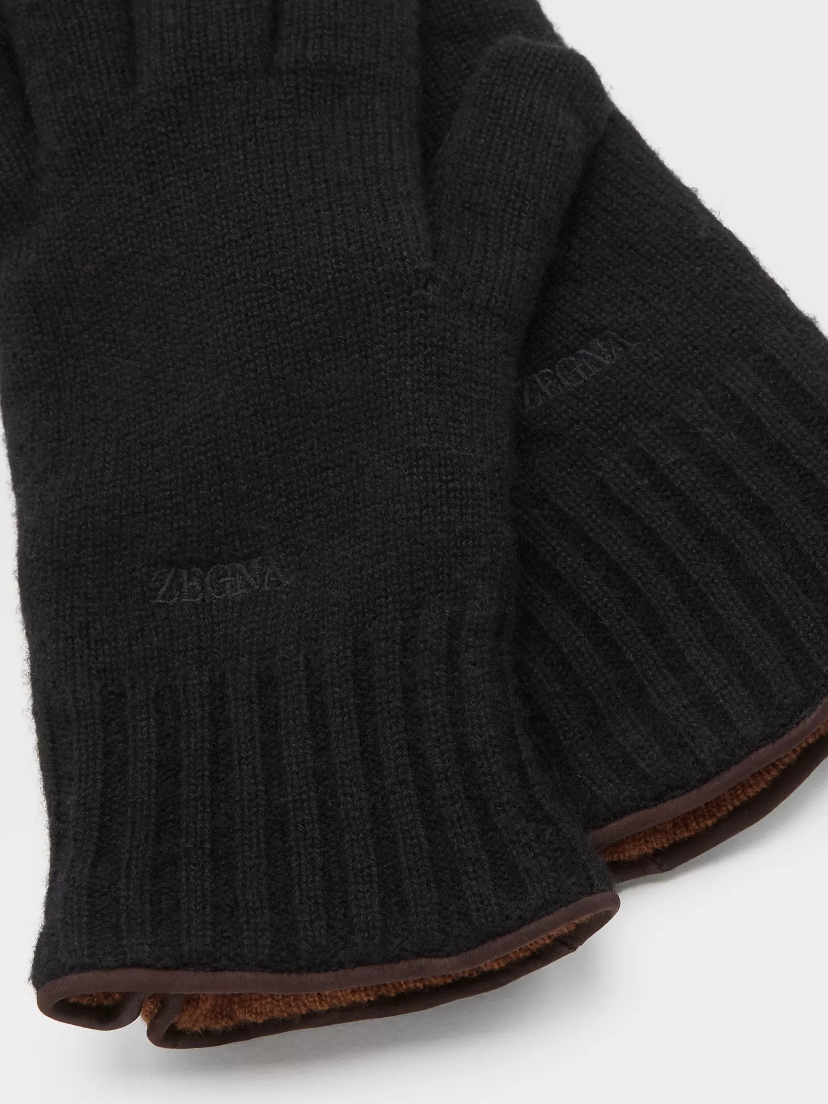 ZEGNA Travel In Style | Soft Accessories<Oasi Cashmere Gloves Black