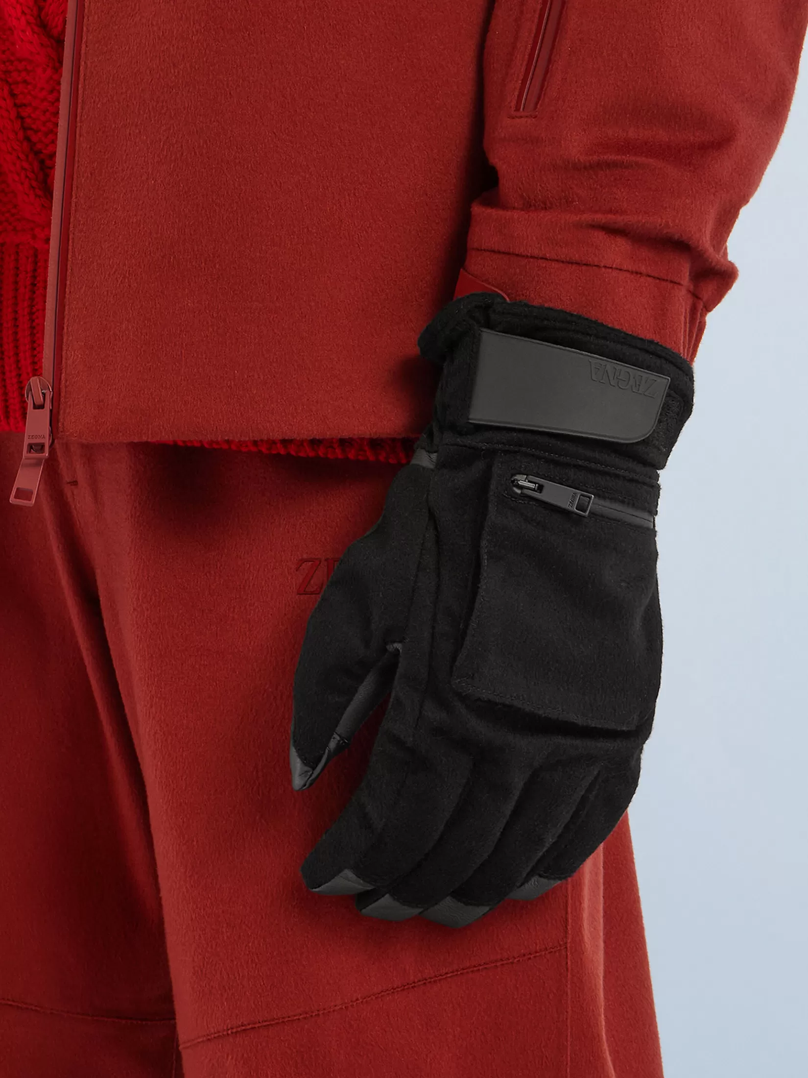 ZEGNA Gloves, Scarves And Hats<Oasi Cashmere Ski Gloves Black