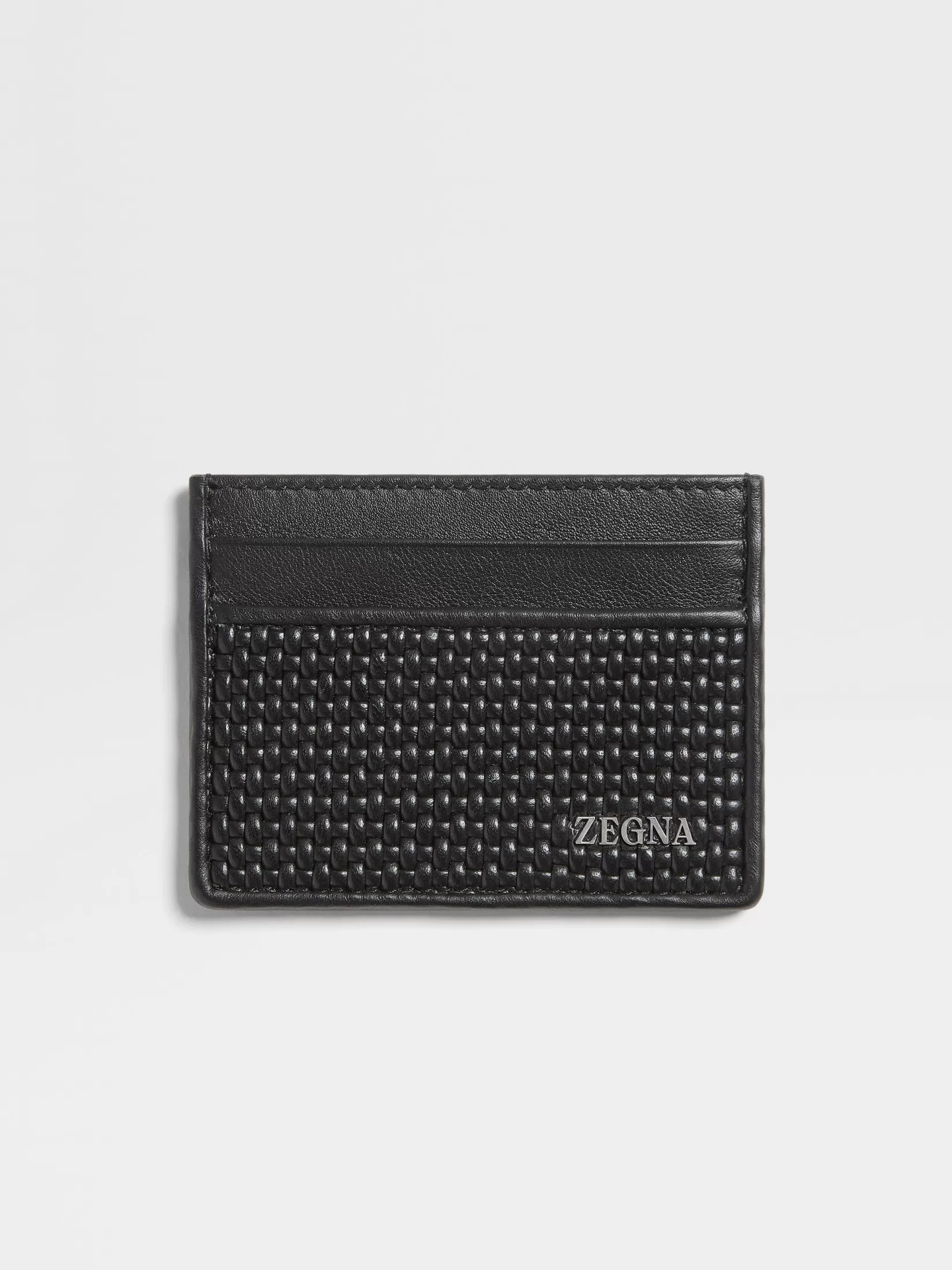 ZEGNA Bags And Wallets<PELLETESSUTA™ Leather Card Case Black