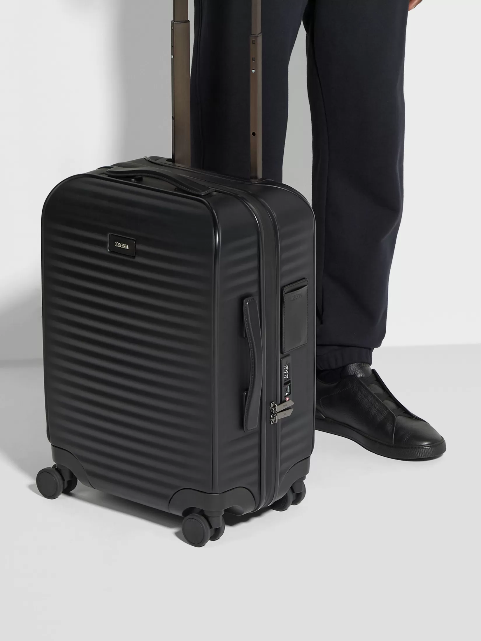 ZEGNA Travel In Style | Bags And Wallets<Polycarbonate Trolley Black