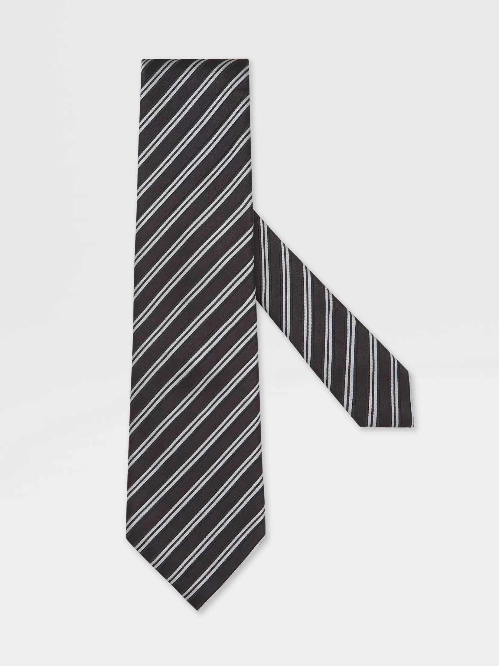 ZEGNA Ties And Bow Ties<Silk Tie Black