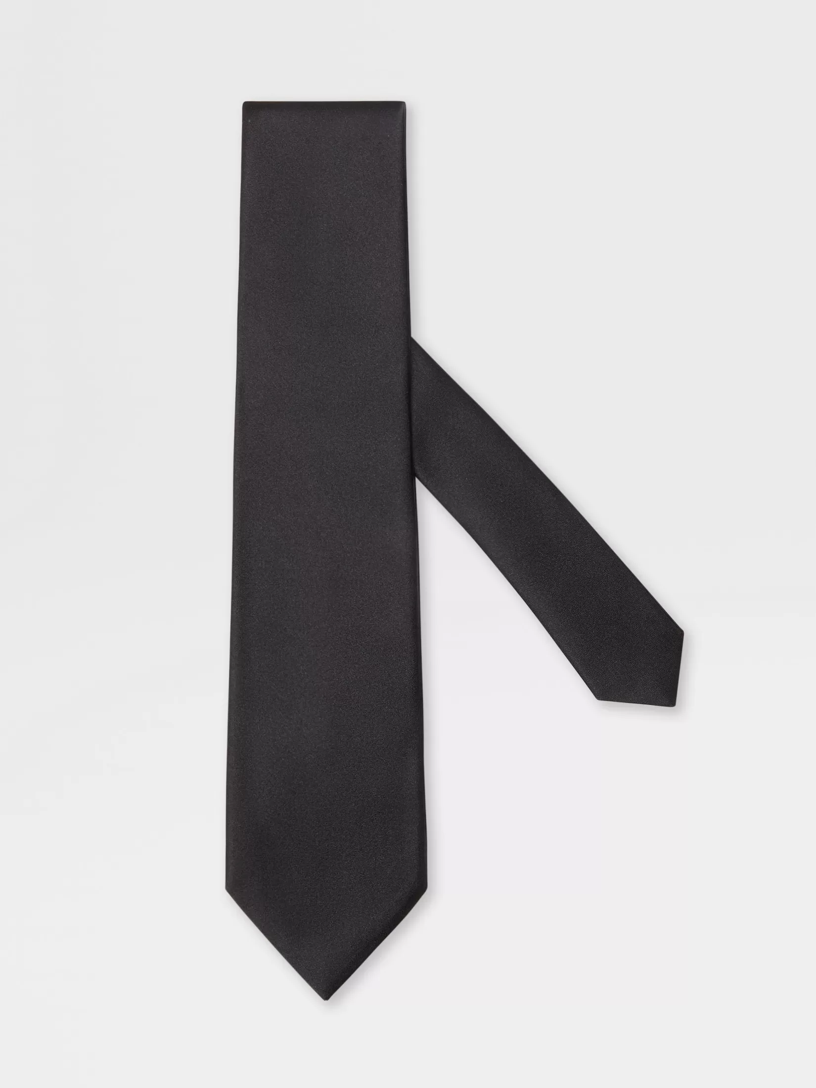 ZEGNA Ties And Bow Ties<Silk Tie Black