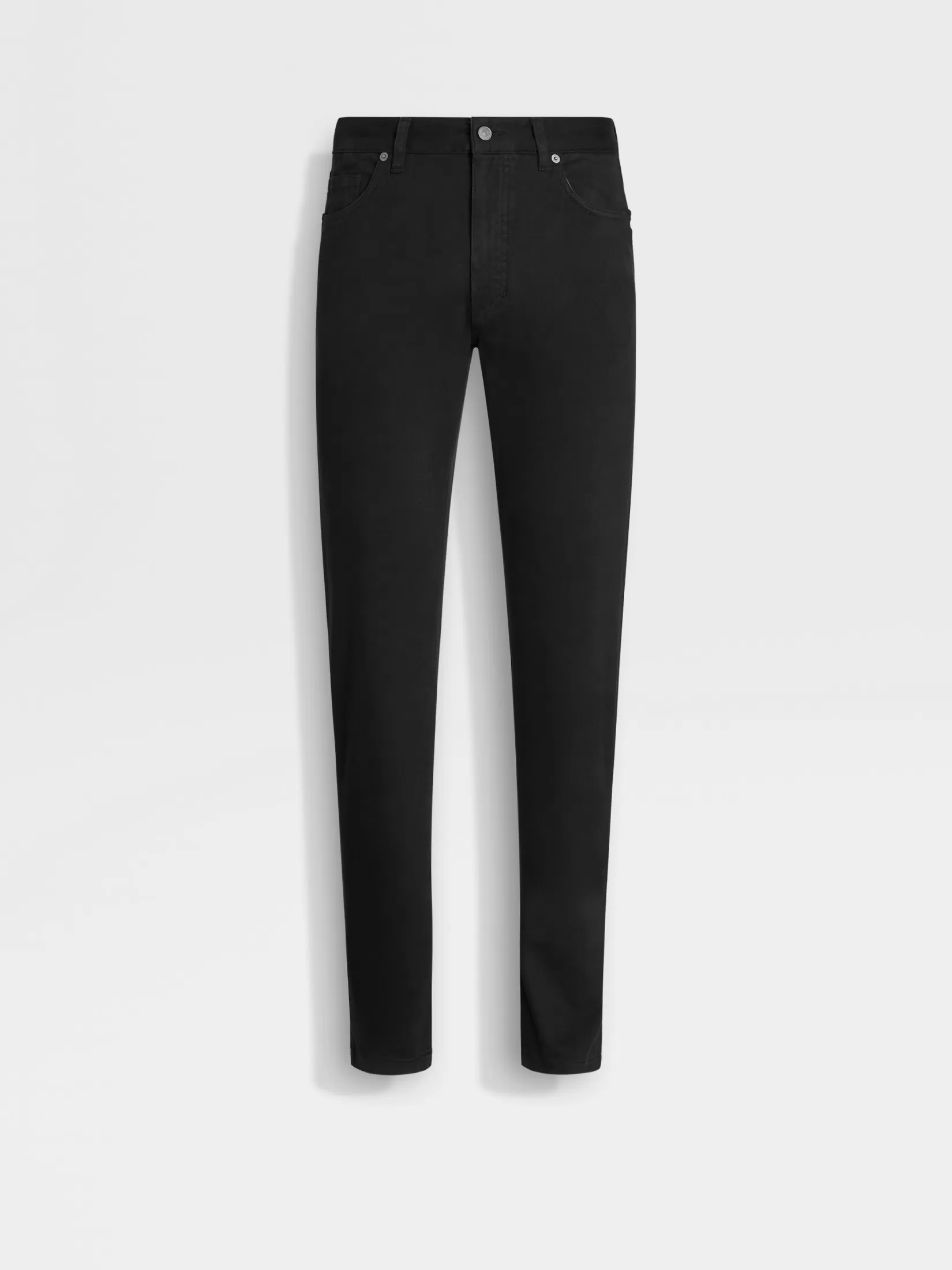 ZEGNA Jeans<Stretch Cotton Roccia Jeans Black