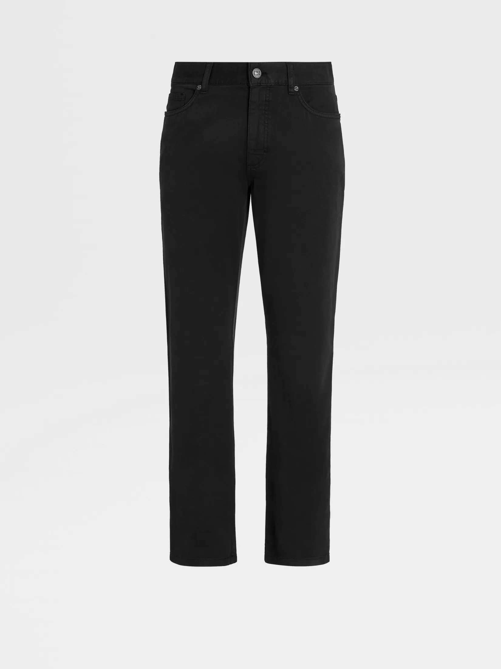 ZEGNA Jeans<Stretch Cotton Roccia Jeans Black