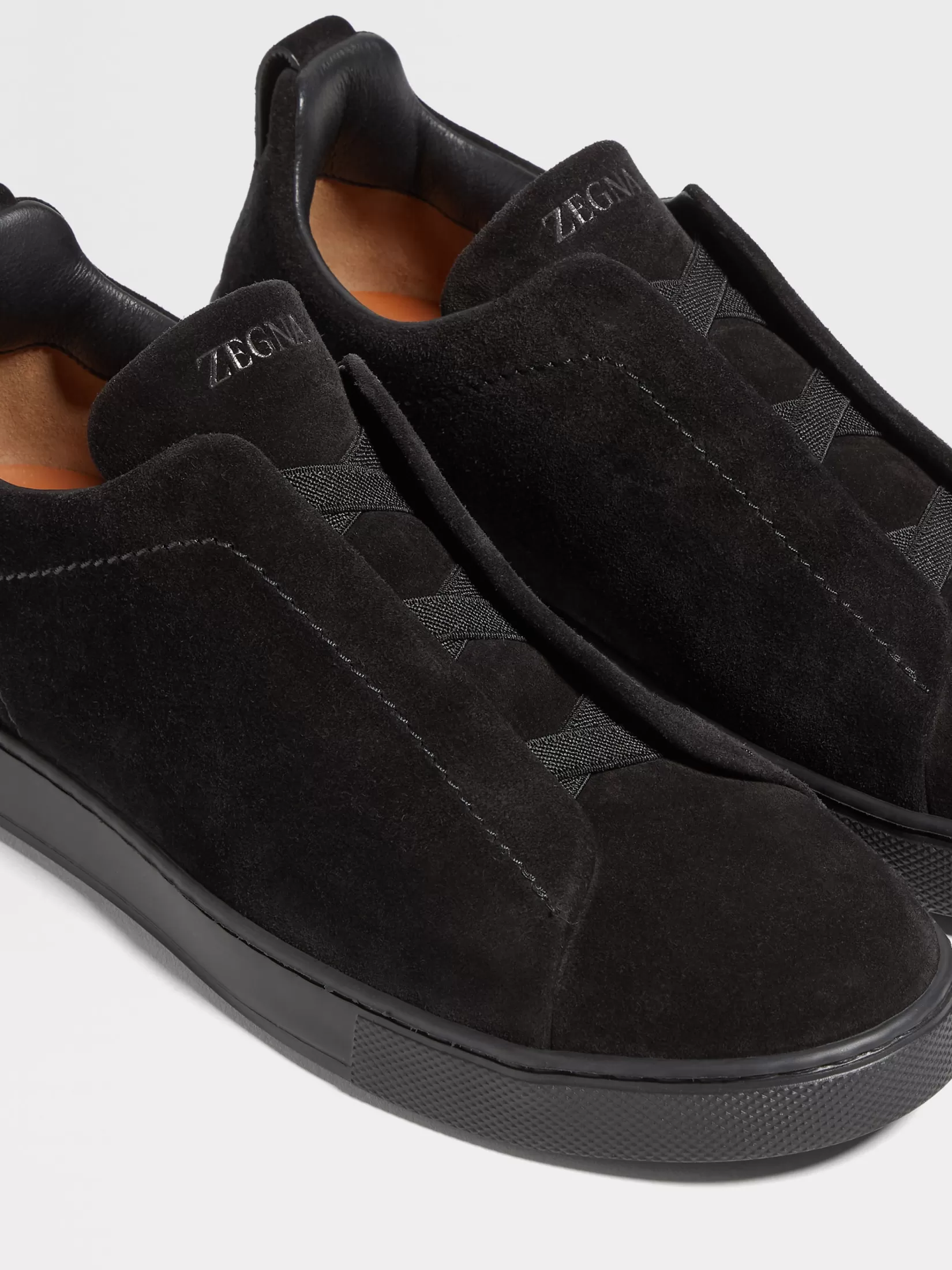 ZEGNA Sneakers<Suede Triple Stitch™ Sneakers Black