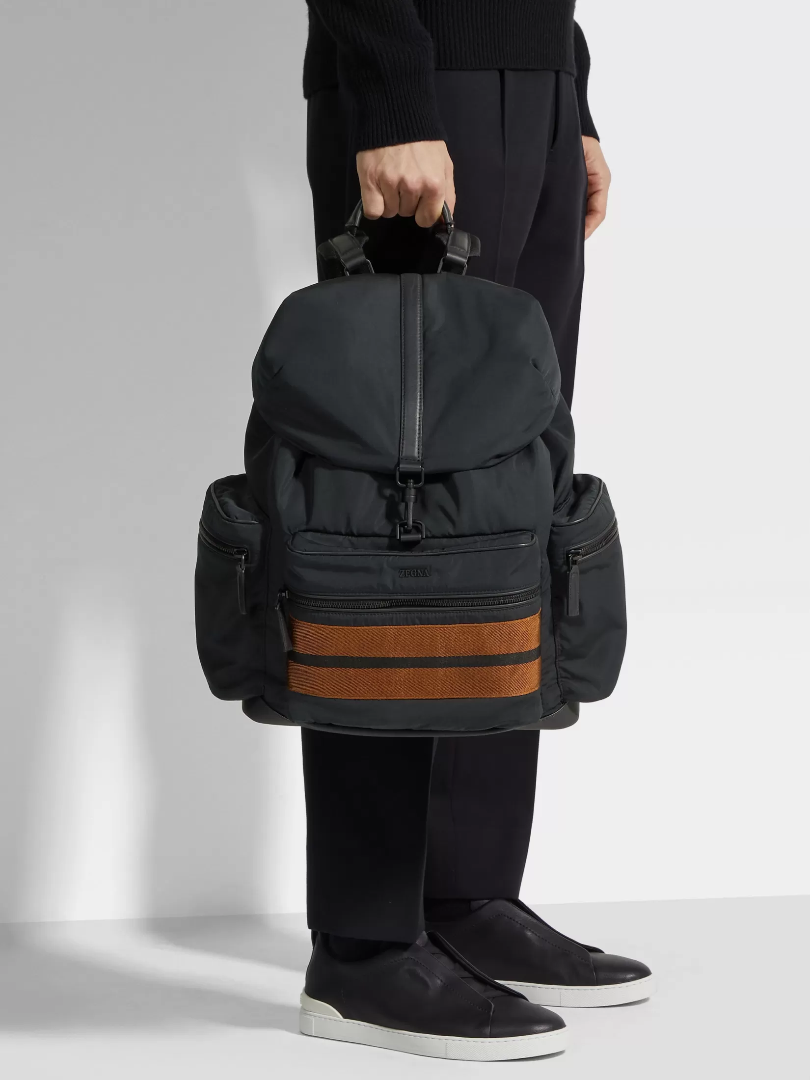 ZEGNA Bags And Wallets<Technical Fabric Special Backpack Black