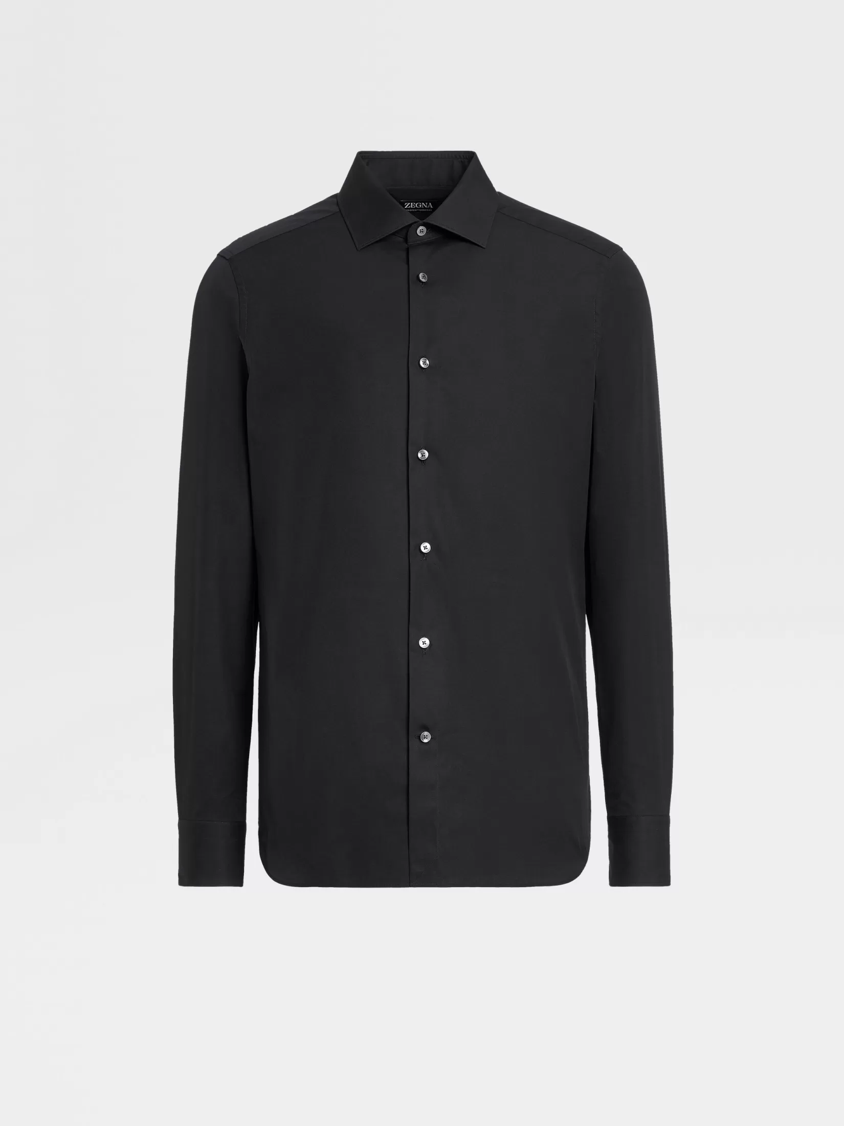 ZEGNA Shirts<Trofeo™ Comfort Cotton Shirt Black