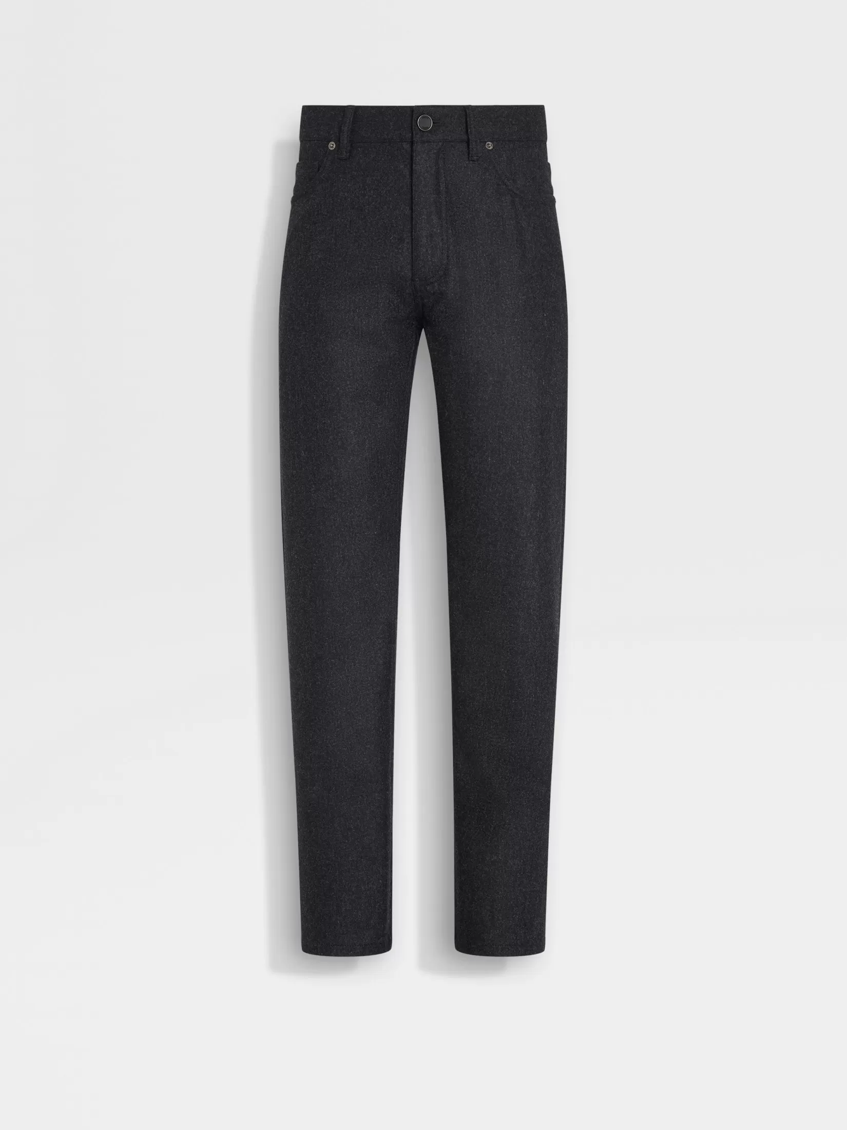 ZEGNA Jeans<Wool and Cashmere Roccia Pants Black