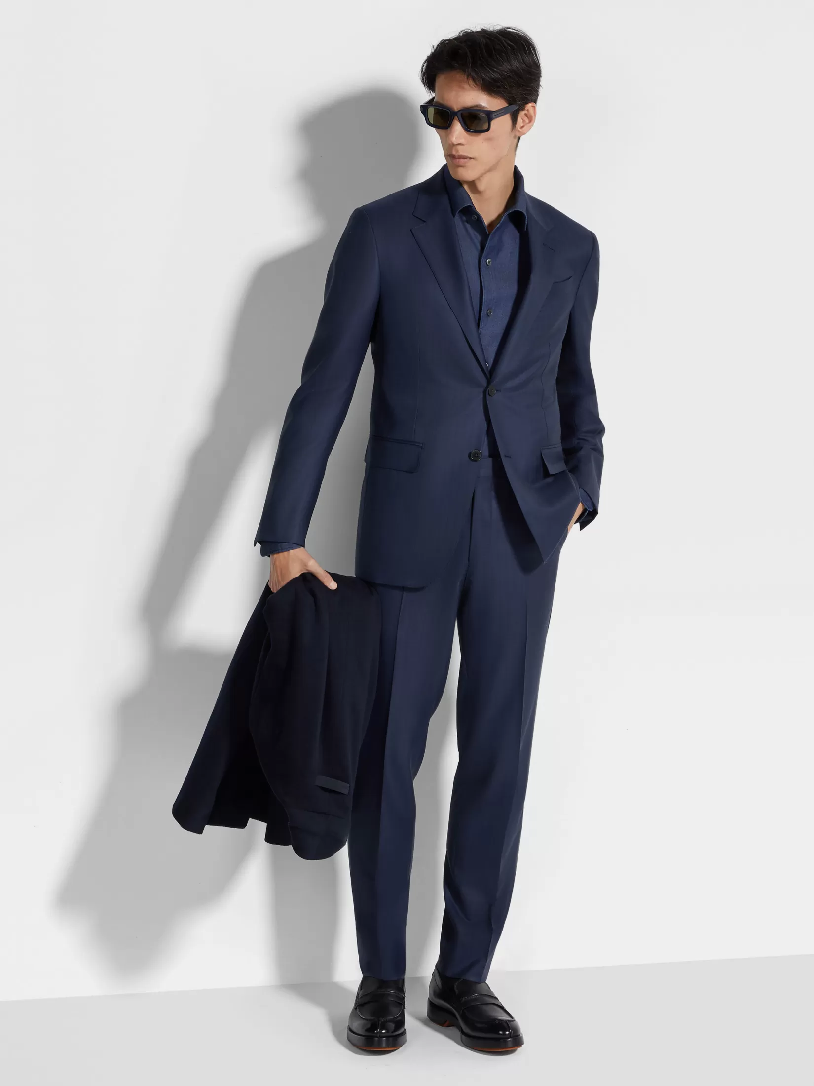 ZEGNA Suits<15milmil15 Wool Suit Blue