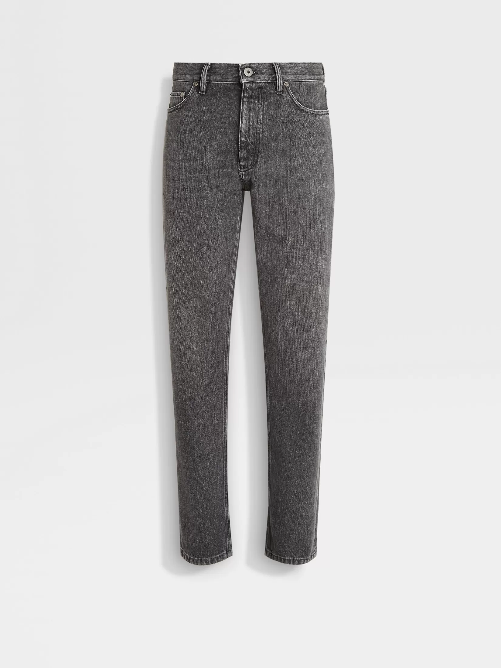 ZEGNA Jeans<Stone-washed Cotton Roccia Jeans Blue