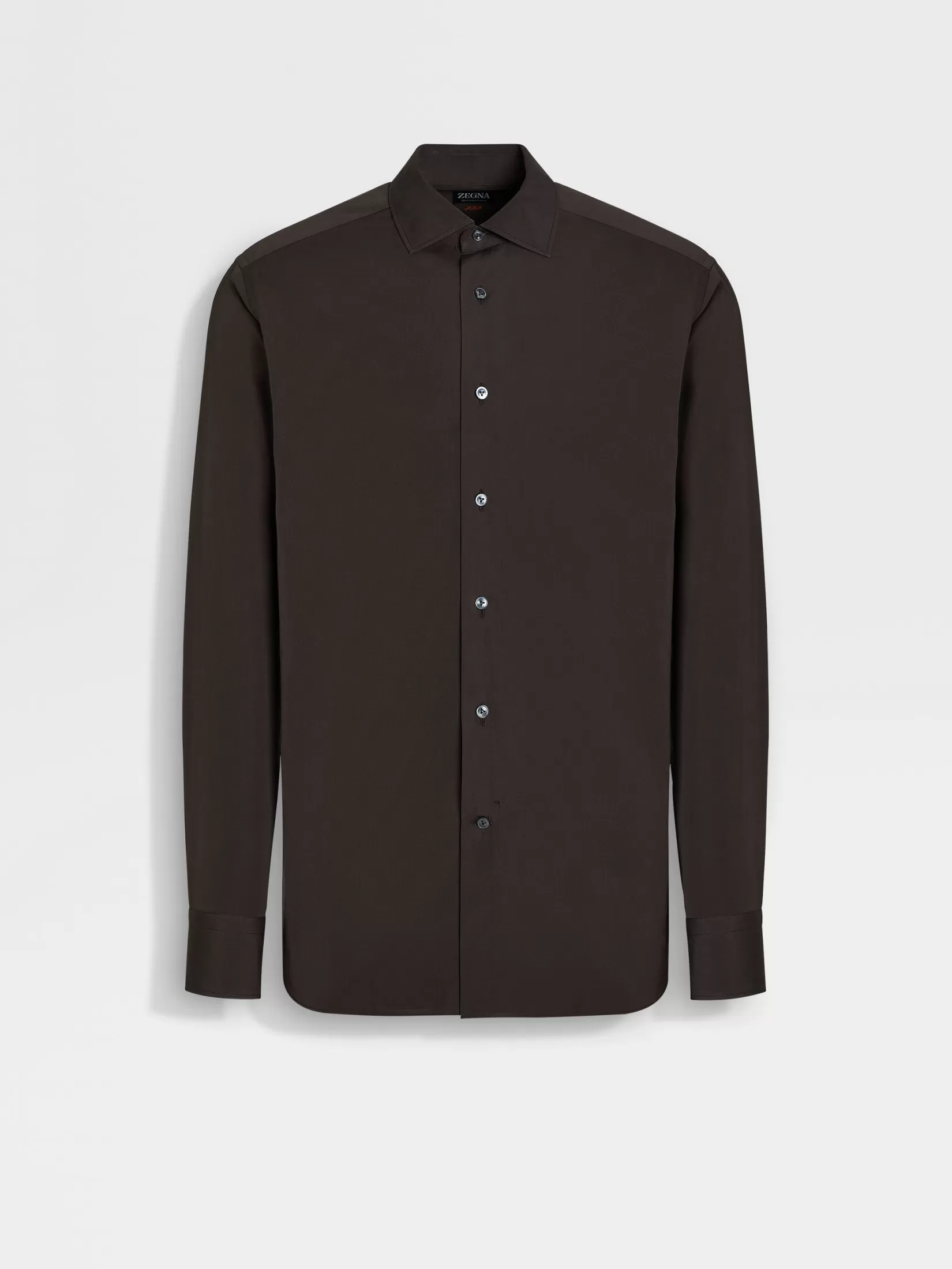 ZEGNA Shirts<Centoventimila Cotton Shirt Brown