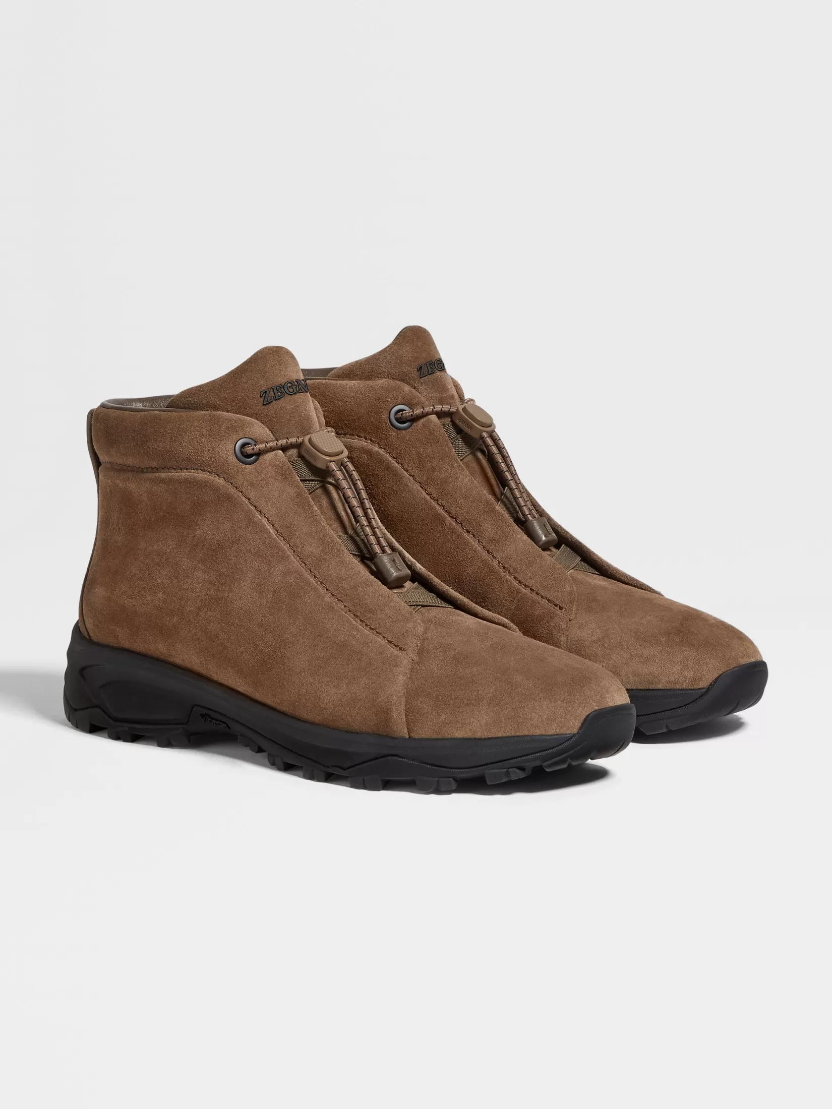 ZEGNA Travel In Style | Boots<Suede Triple Stitch™ Vetta Sneakers Brown