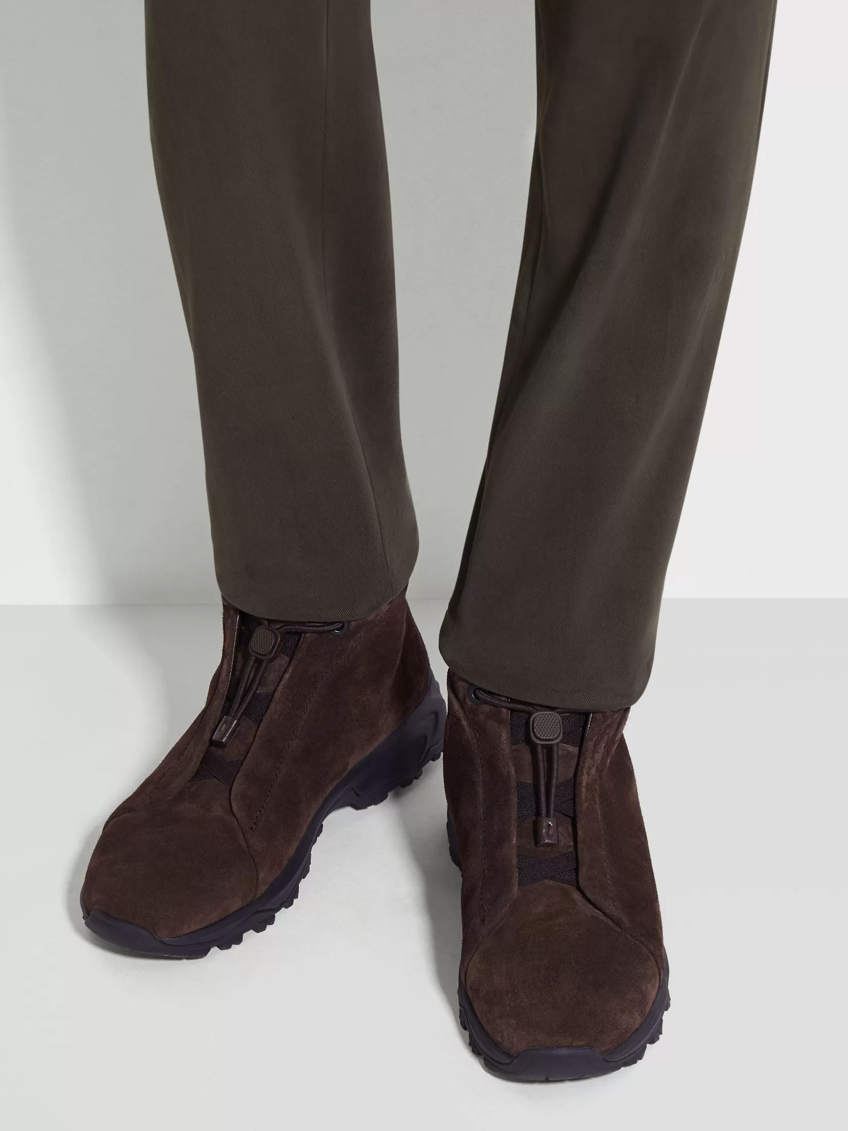 ZEGNA Travel In Style | Boots<Suede Triple Stitch™ Vetta Sneakers Brown