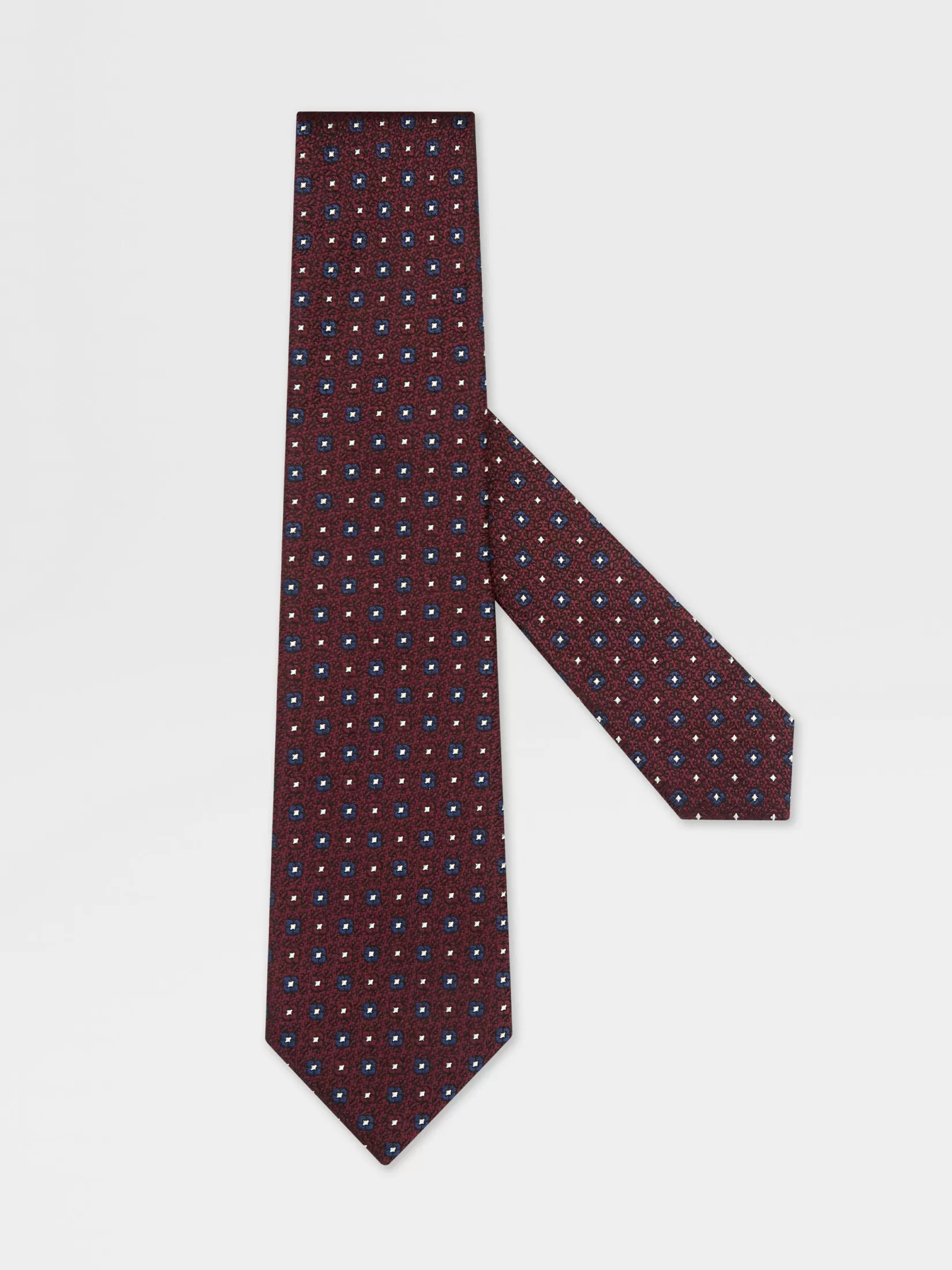 ZEGNA Ties And Bow Ties<Silk Tie Burgundy