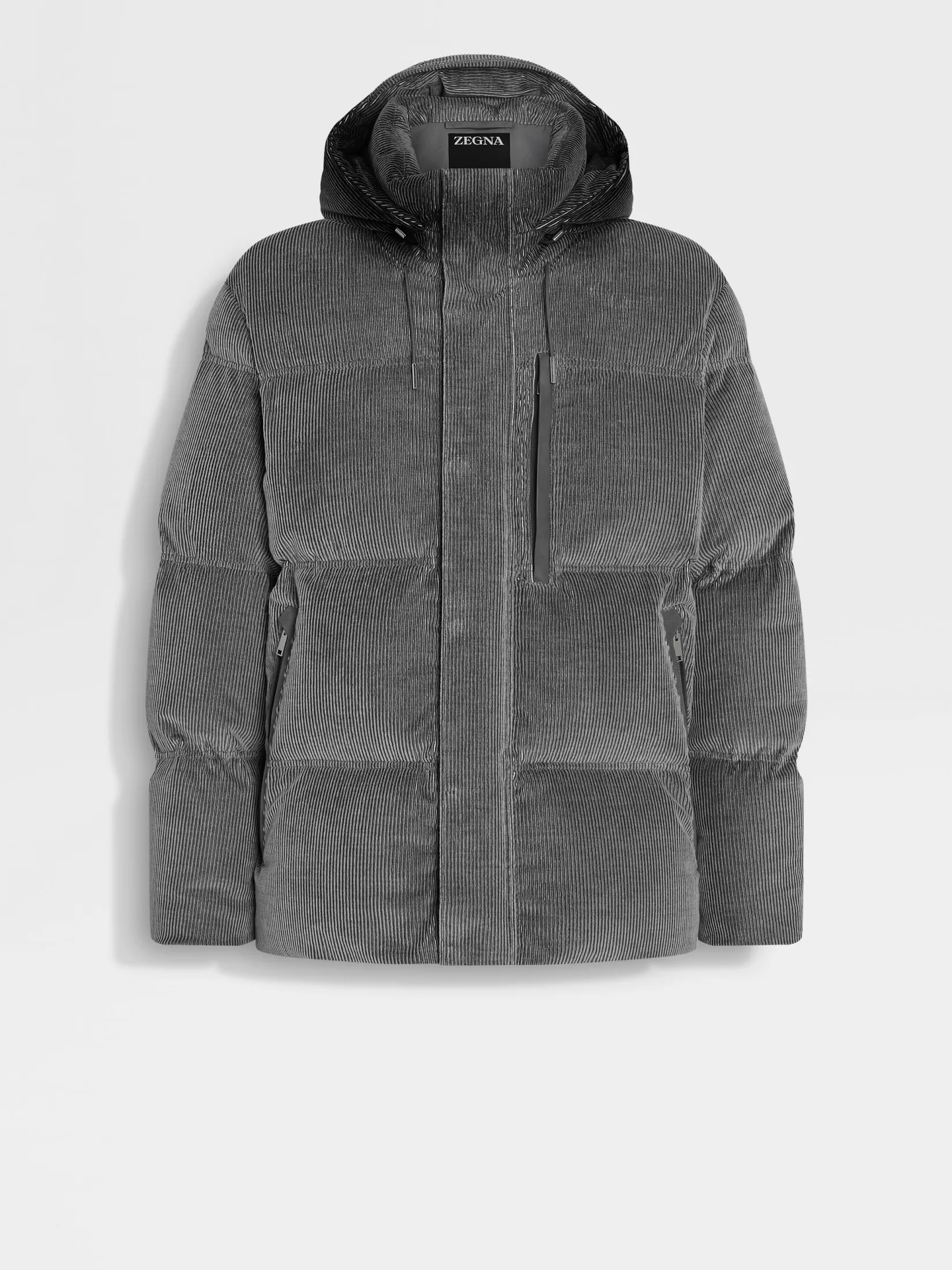 ZEGNA Travel In Style | Down Jackets<Cashco Blouson GreyMélange