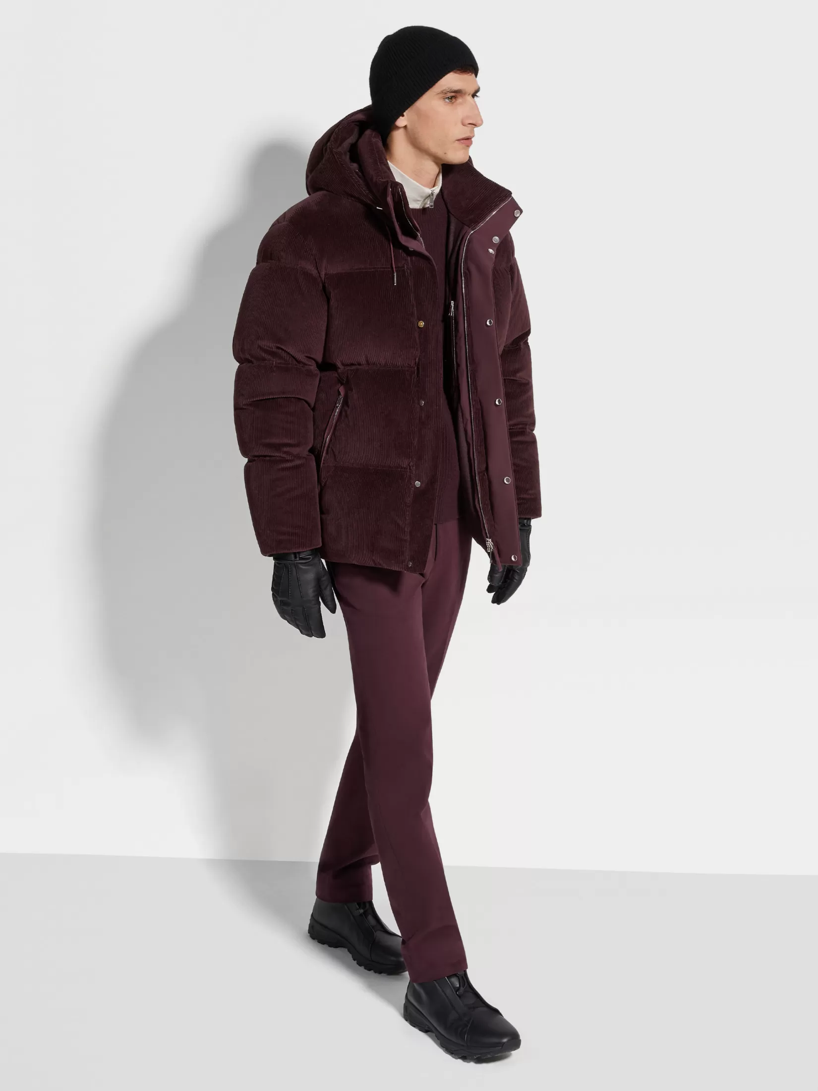 ZEGNA Down Jackets | Jackets And Coats<Cashco Blouson DarkPurple