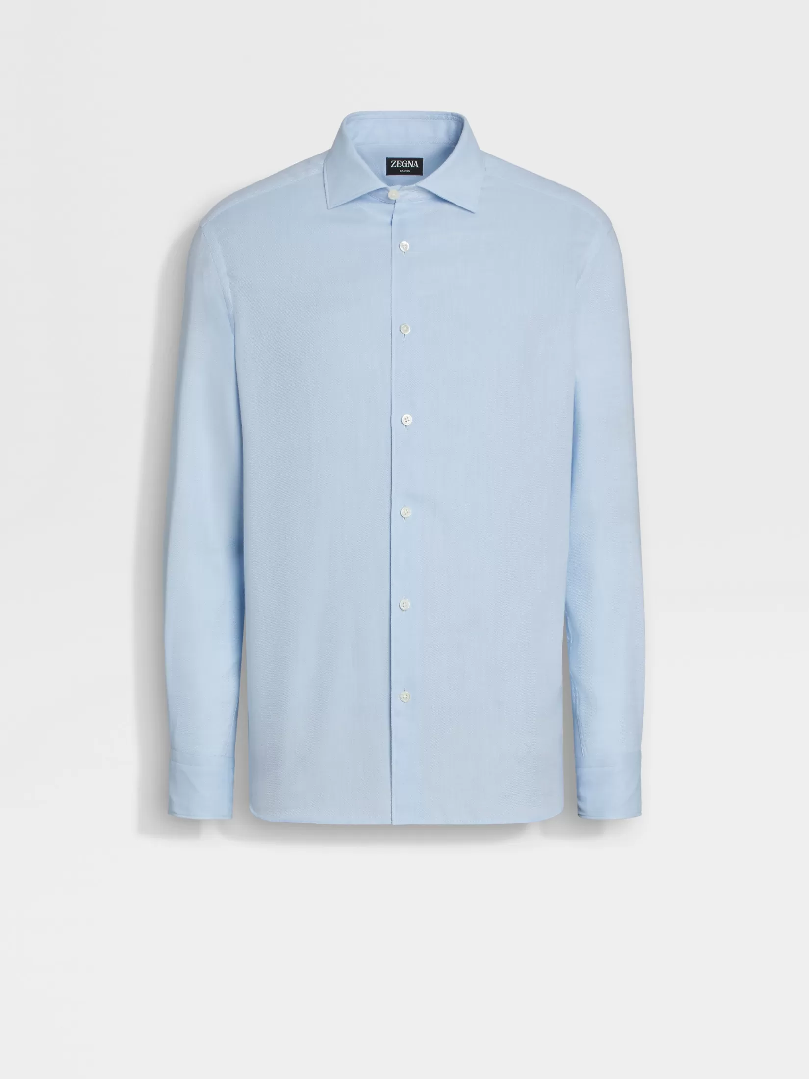 ZEGNA Shirts<Cashco Shirt LightBlue