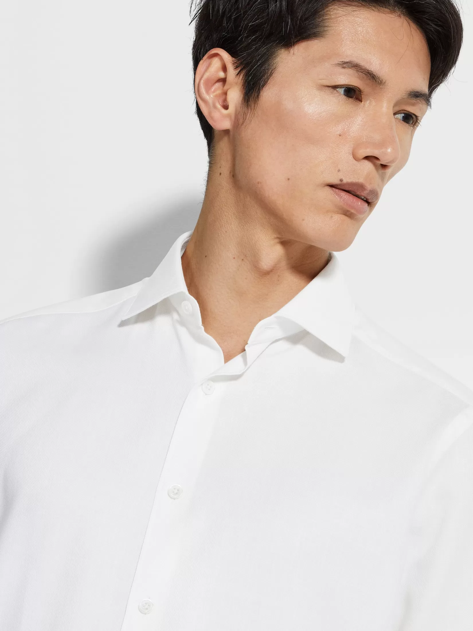 ZEGNA Shirts<Cashco Shirt White