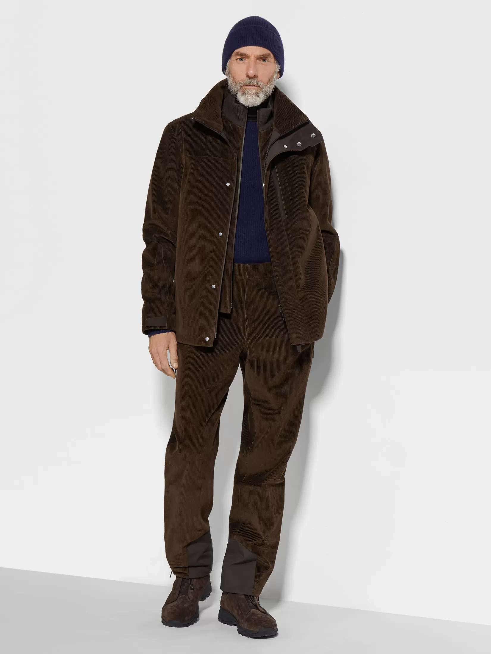 ZEGNA Travel In Style | Jackets And Coats<Cashco Ski Jacket DarkBrown