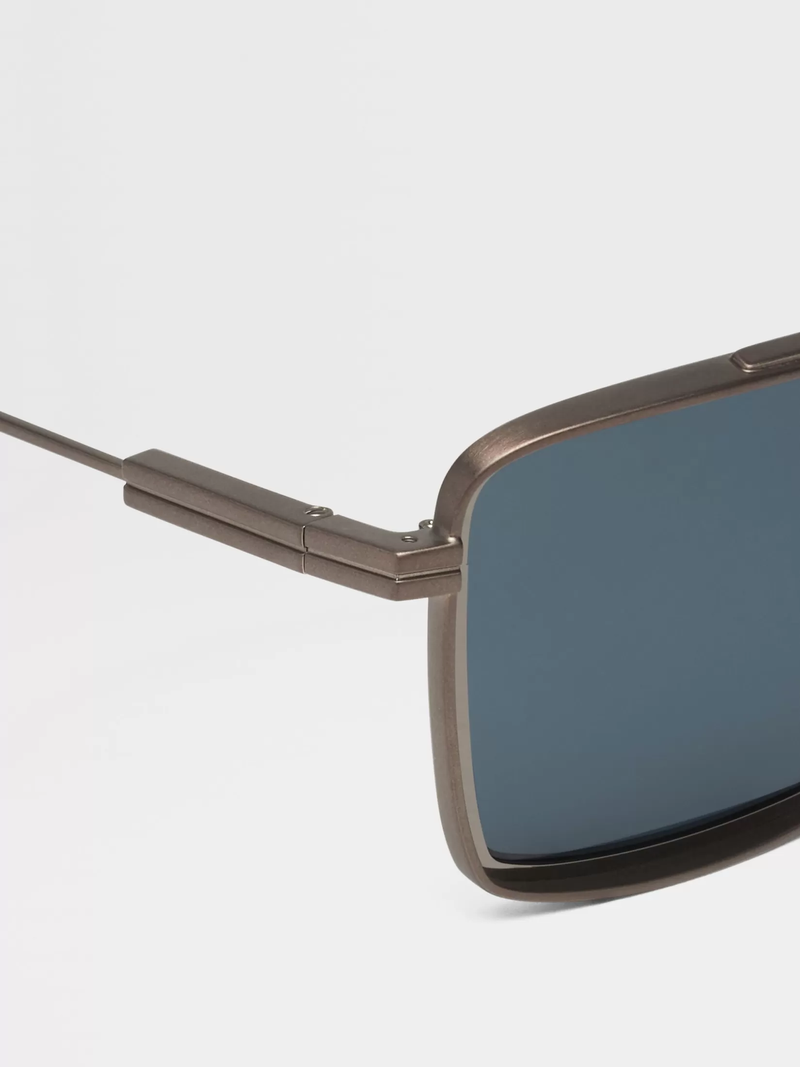 ZEGNA Sunglasses<Dark Bronze Aniline Metal Sunglasses DarkBronzeAniline