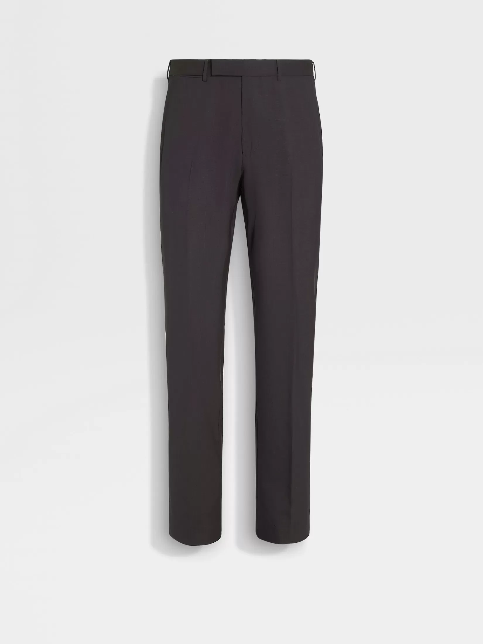 ZEGNA Pants<Dark Brown High Performance™ Wool Pants DarkBrown