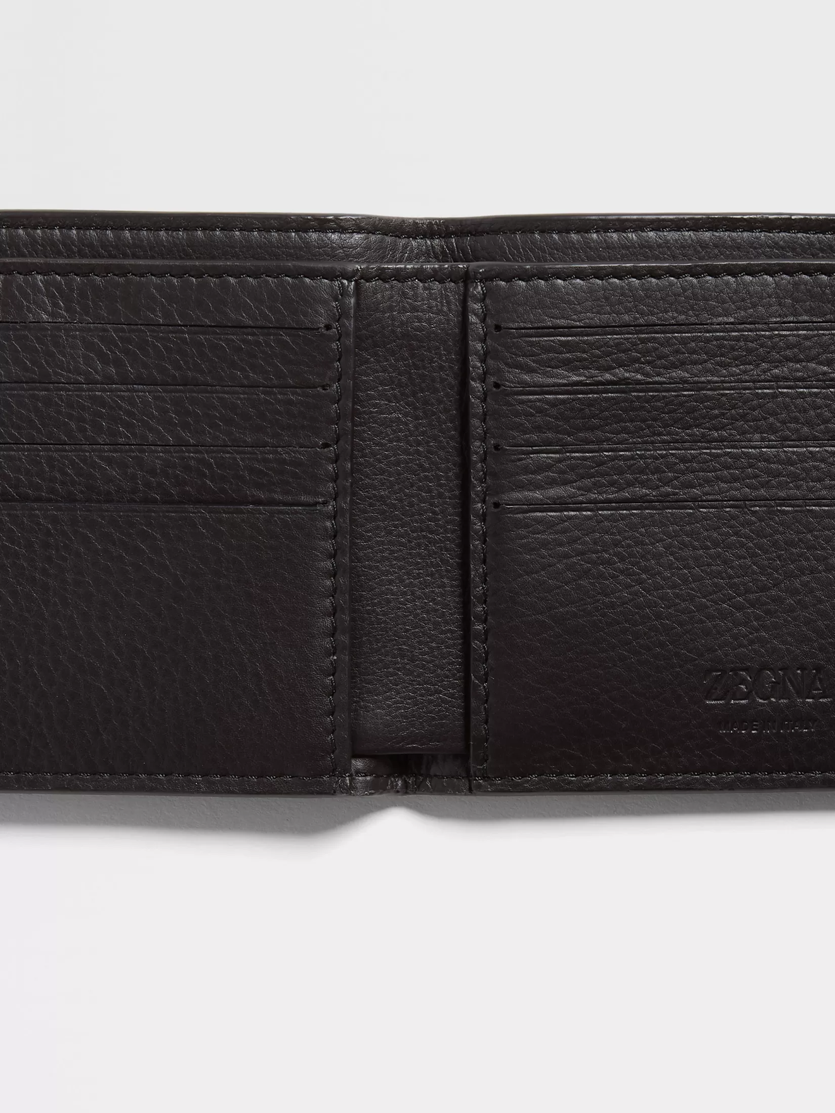 ZEGNA Bags And Wallets<Dark Brown SECONDSKIN Billfold Wallet DarkBrown