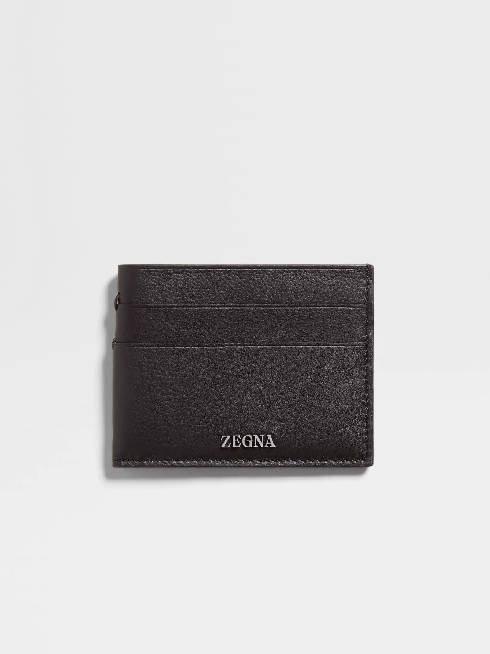 ZEGNA Bags And Wallets<Dark Brown SECONDSKIN Card Case DarkBrown