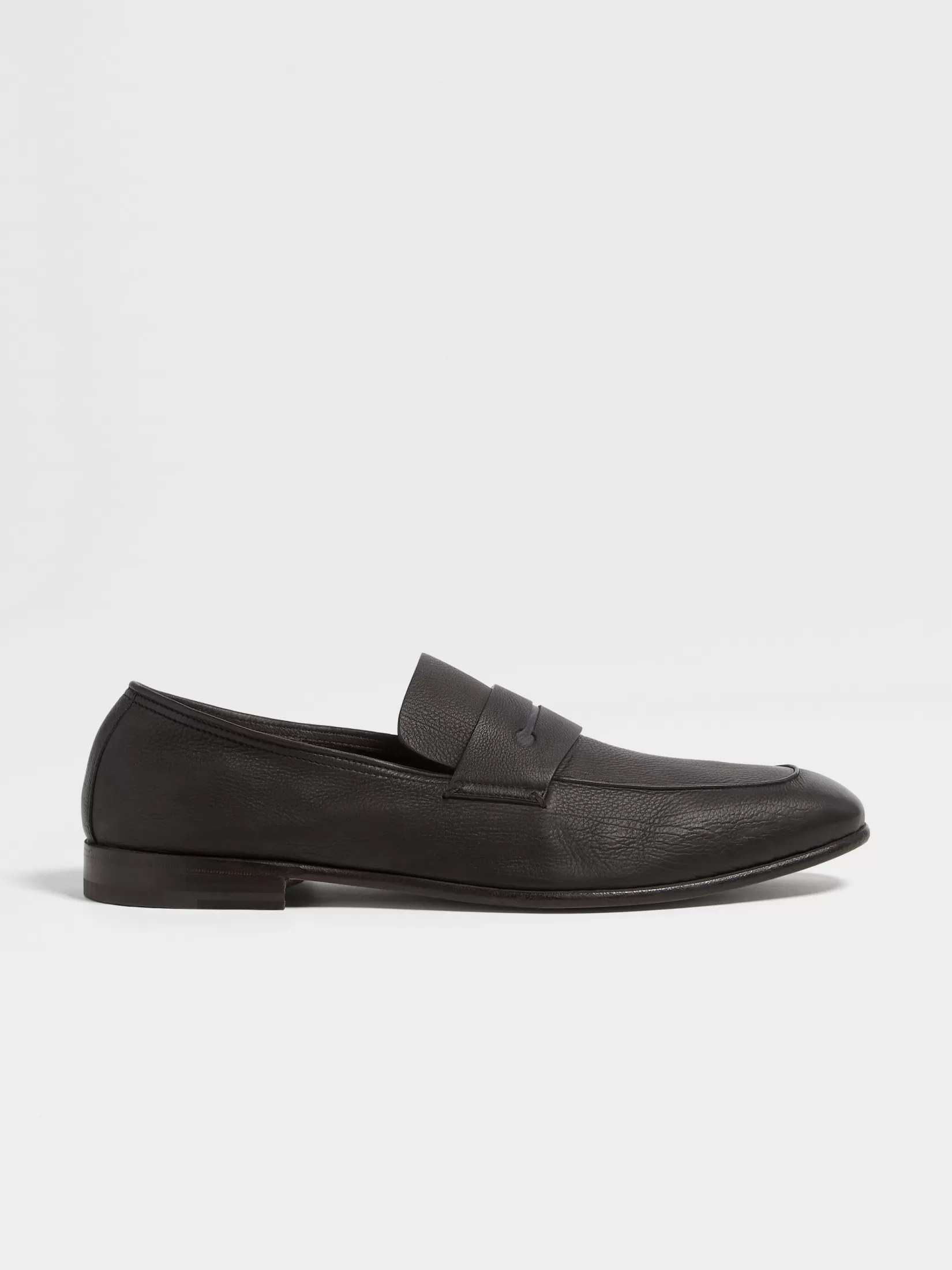 ZEGNA Loafers<Dark Brown SECONDSKIN L'Asola Loafers DarkBrown