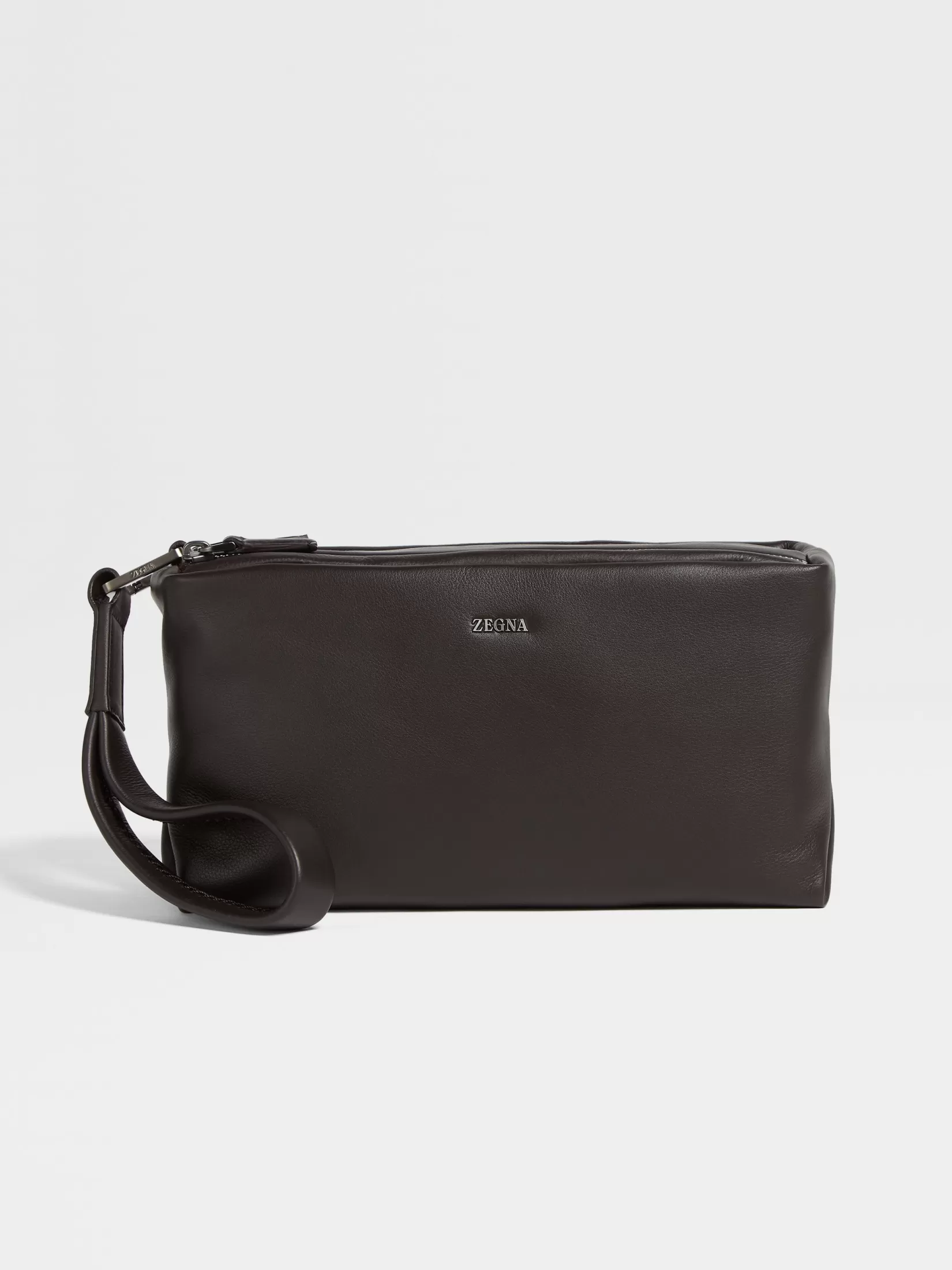 ZEGNA Small Gifts | Travel In Style<Dark Brown SECONDSKIN Softy Pouch DarkBrown