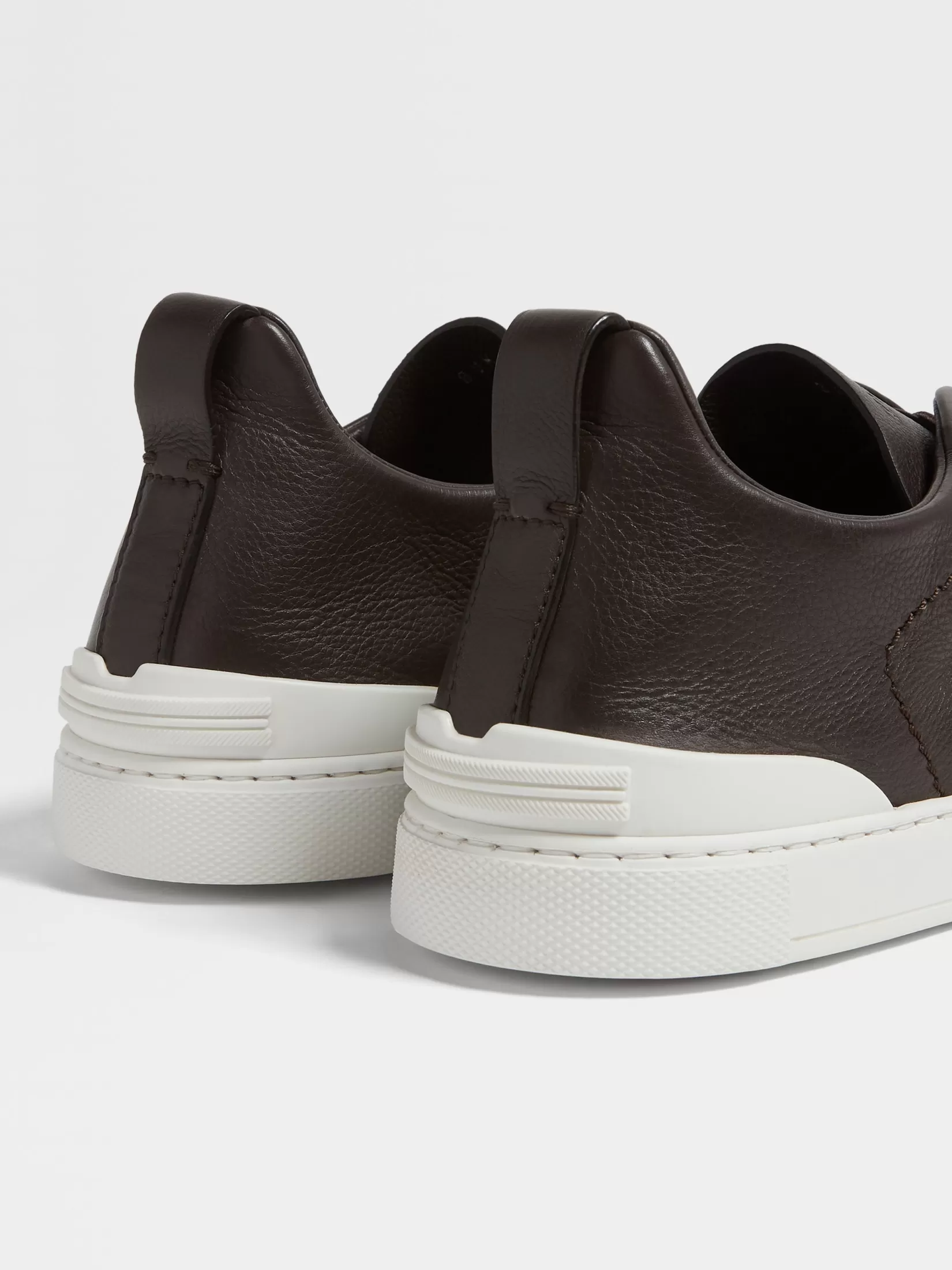 ZEGNA Travel In Style | Sneakers<Dark Brown Triple Stitch™ SECONDSKIN Sneakers DarkBrown