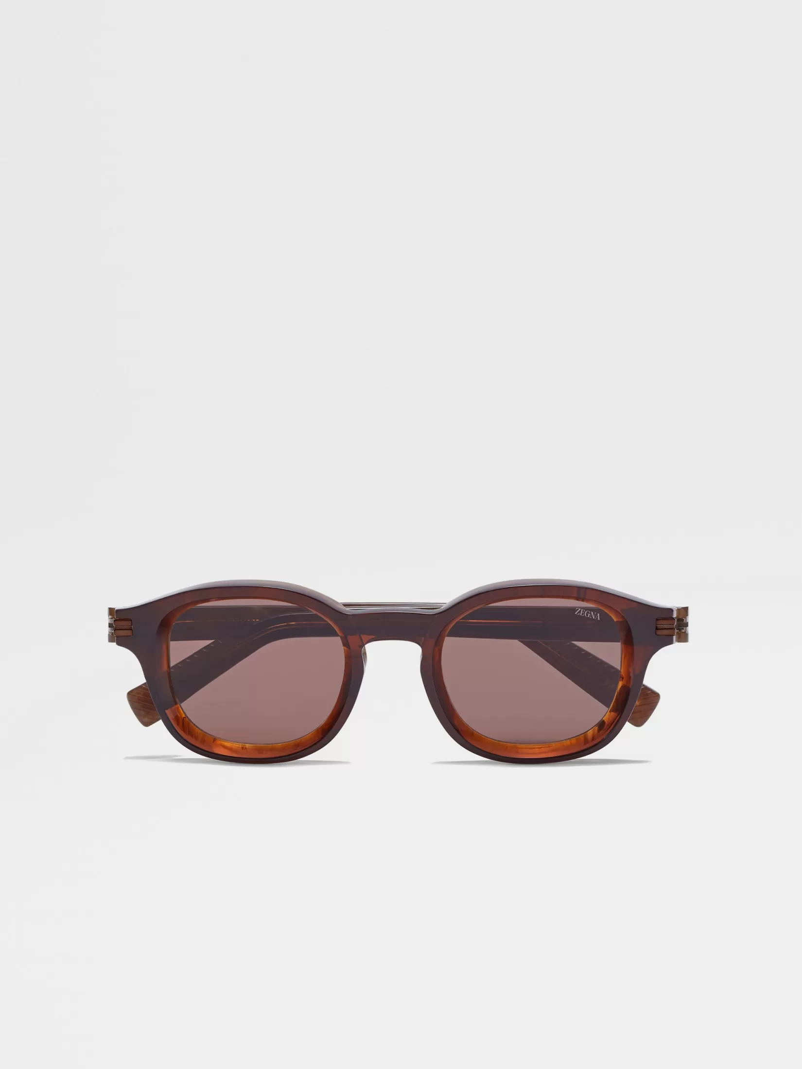 ZEGNA Sunglasses<Dark Foliage Aurora I Acetate Sunglasses DarkFoliage