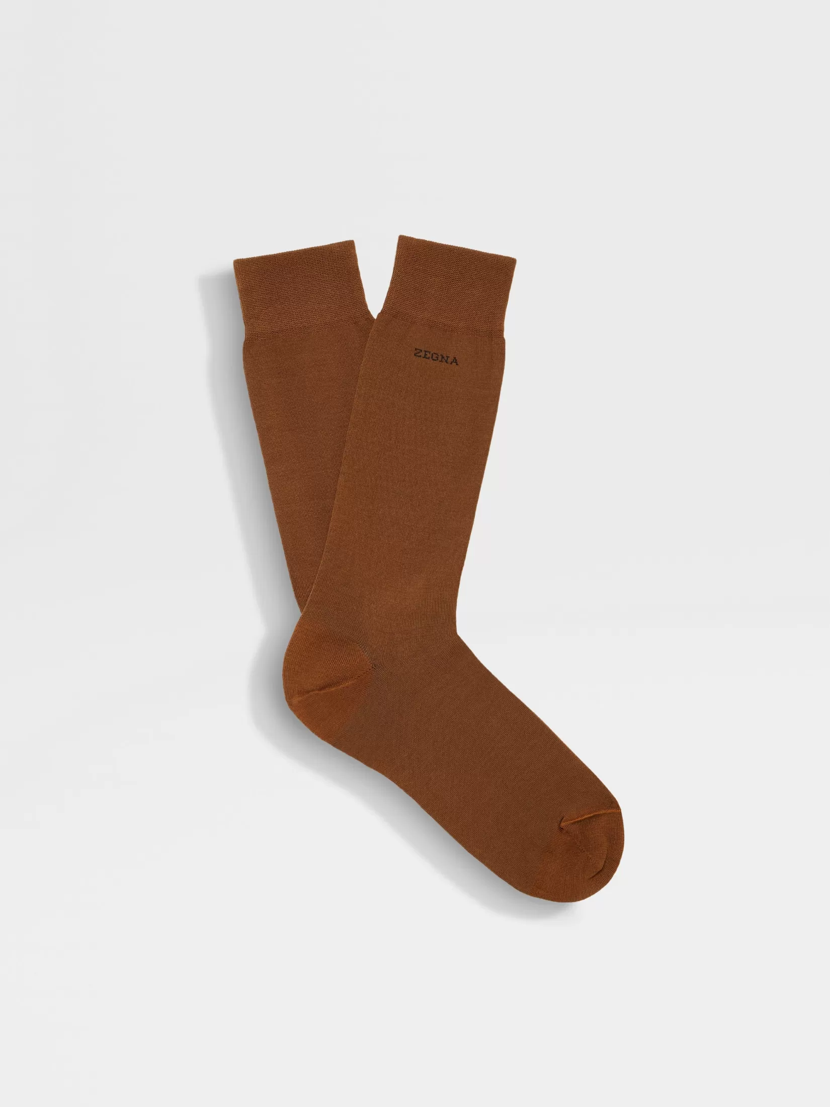 ZEGNA Underwear And Socks | Underwear And Socks<Dark Foliage Cotton Blend Socks DarkFoliage